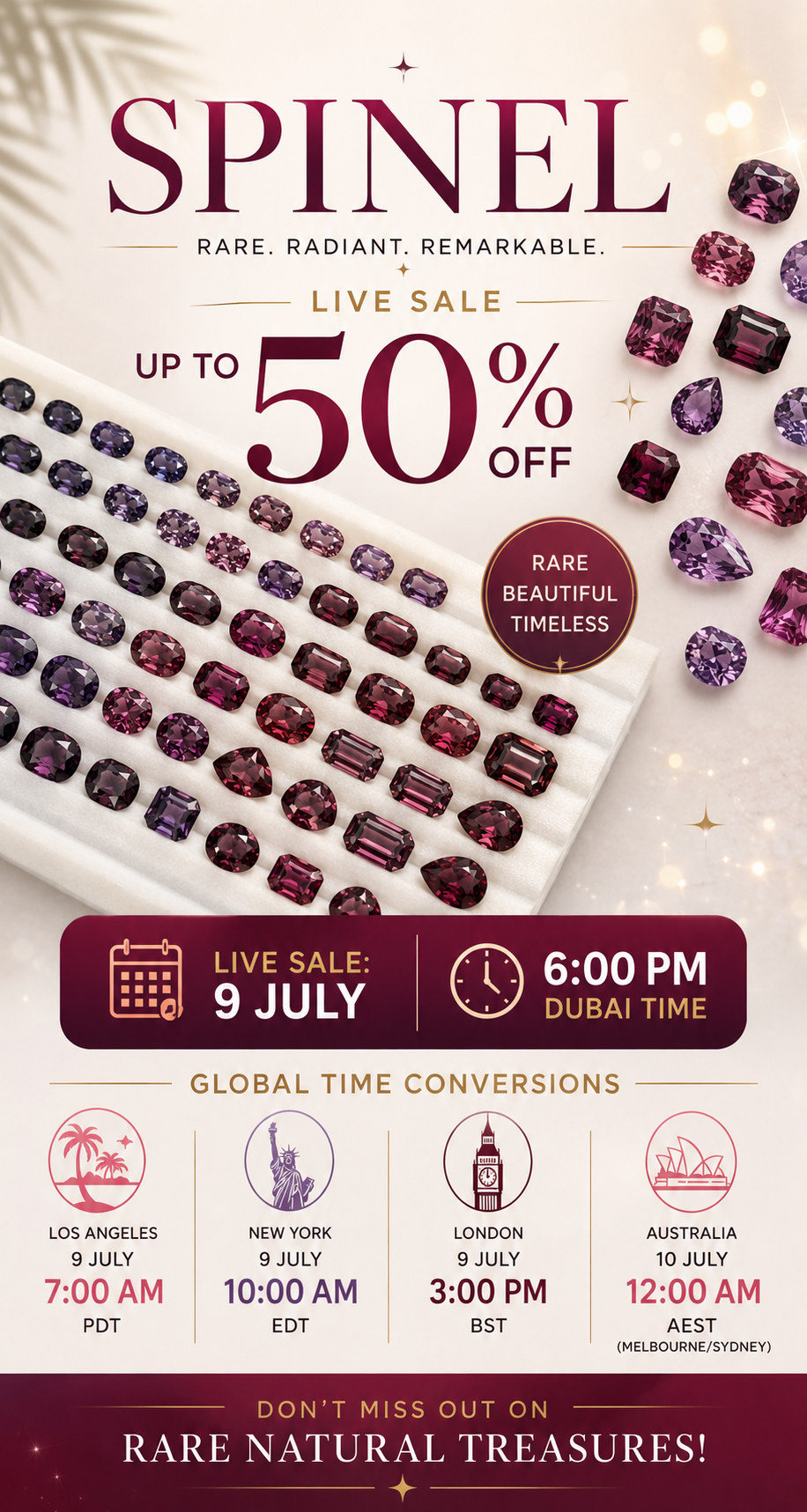 SPINEL 40% OFF 09.07.26