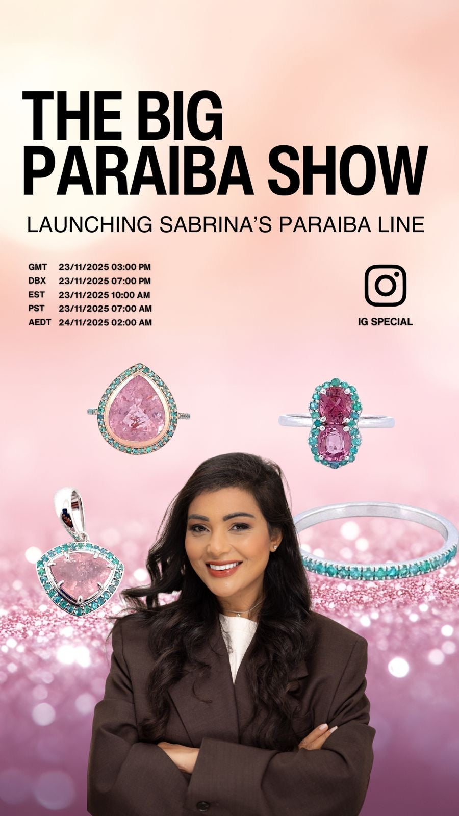 Paraiba & Spinel Big Show Daria and Sabrina