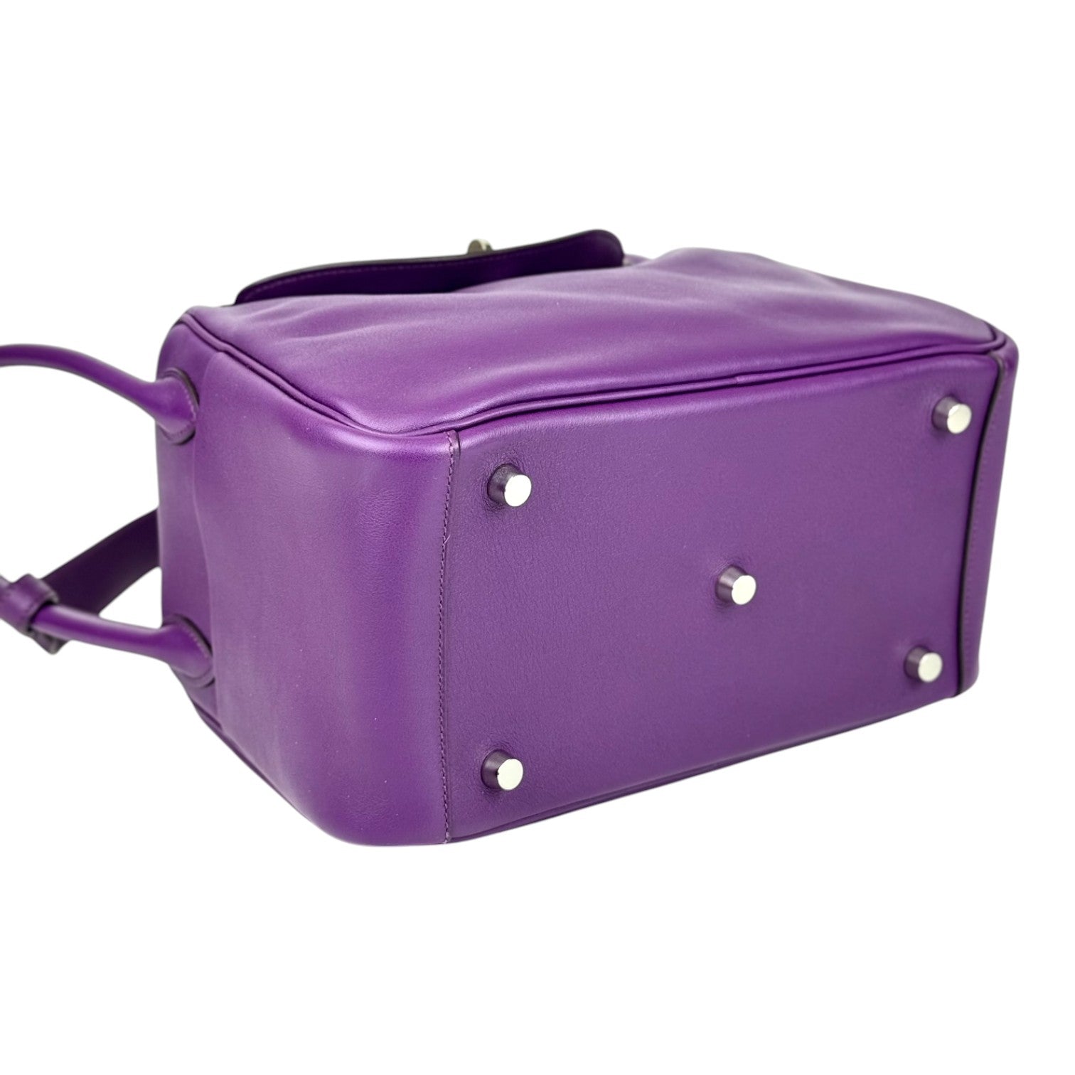 Hermes Lindy 26cm in Purple Swift with PHW