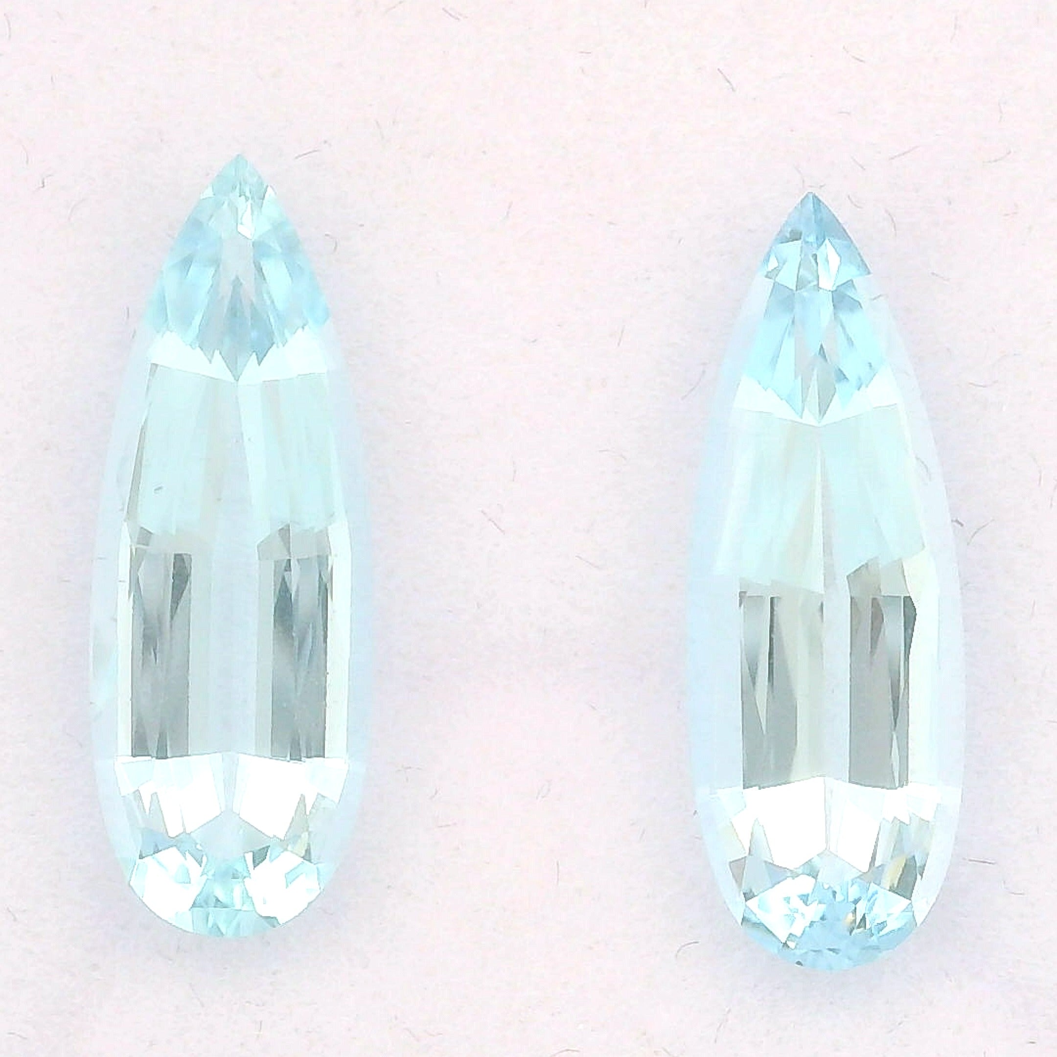 8.11ct Nigeria Aqua pair A00604