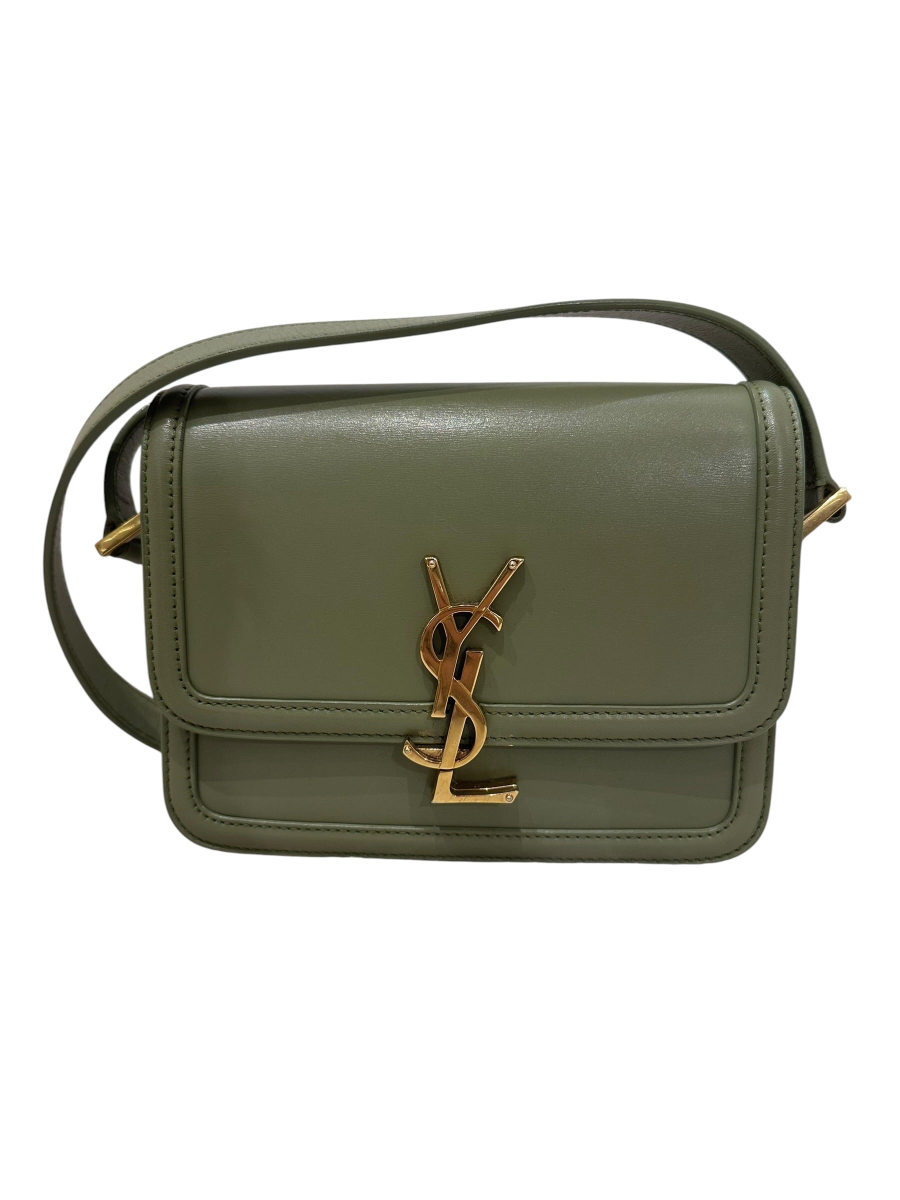 YSL Bag in Pistachio Colour Leather