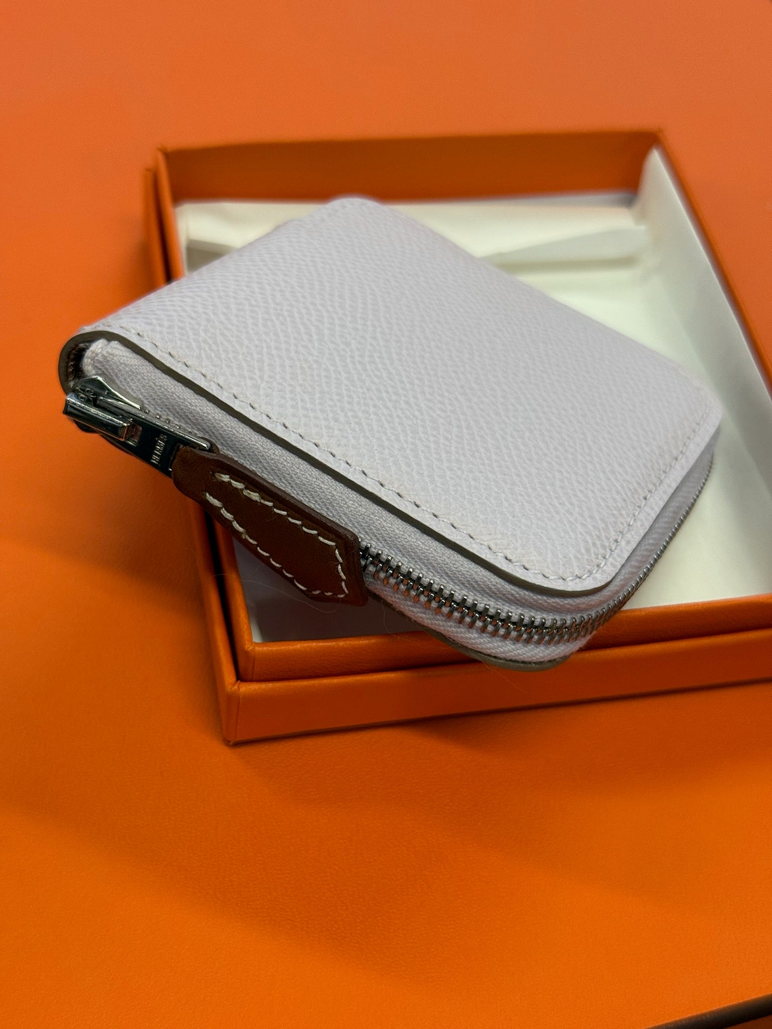Hermès Silk’In Compact Wallet - Pale Pink image 1