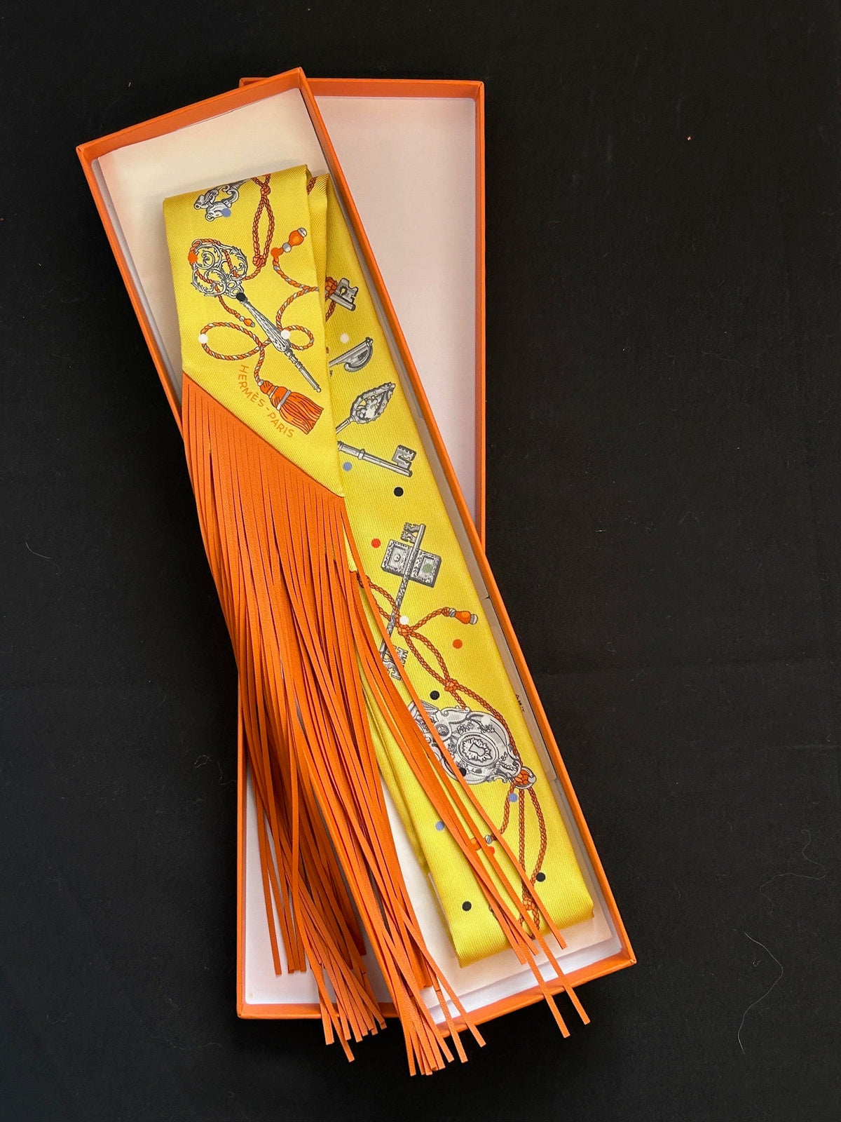 Hermès Twilly Fringe - Yellow / Orange image 1