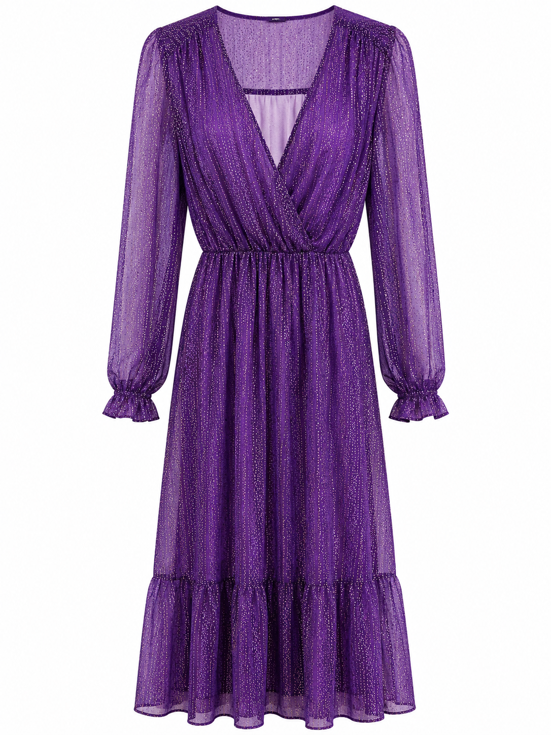 DRESS SOPHIE PURPLE SHIMMERS MCL12390