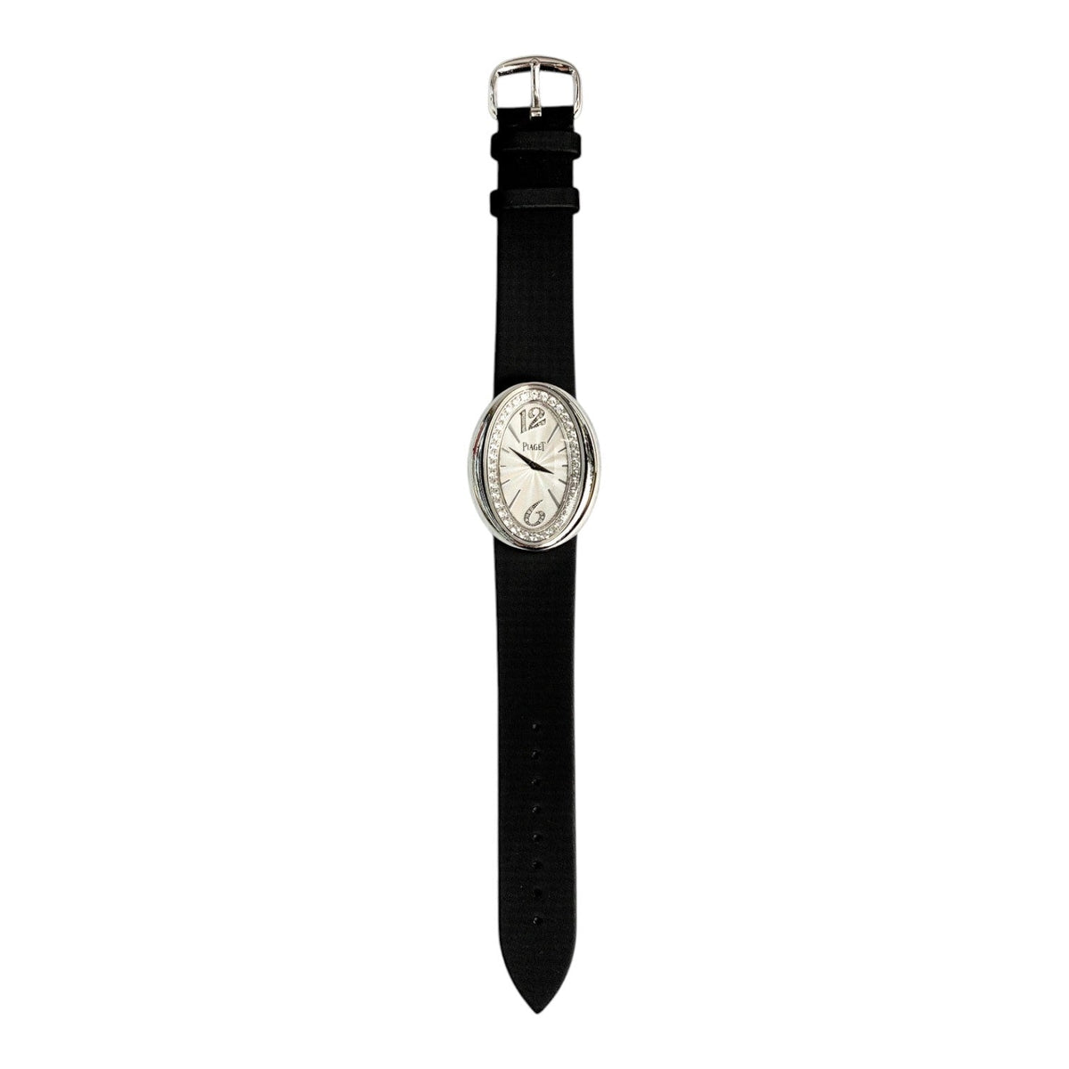 Piaget White Gold Diamond Oval Quartz Watch