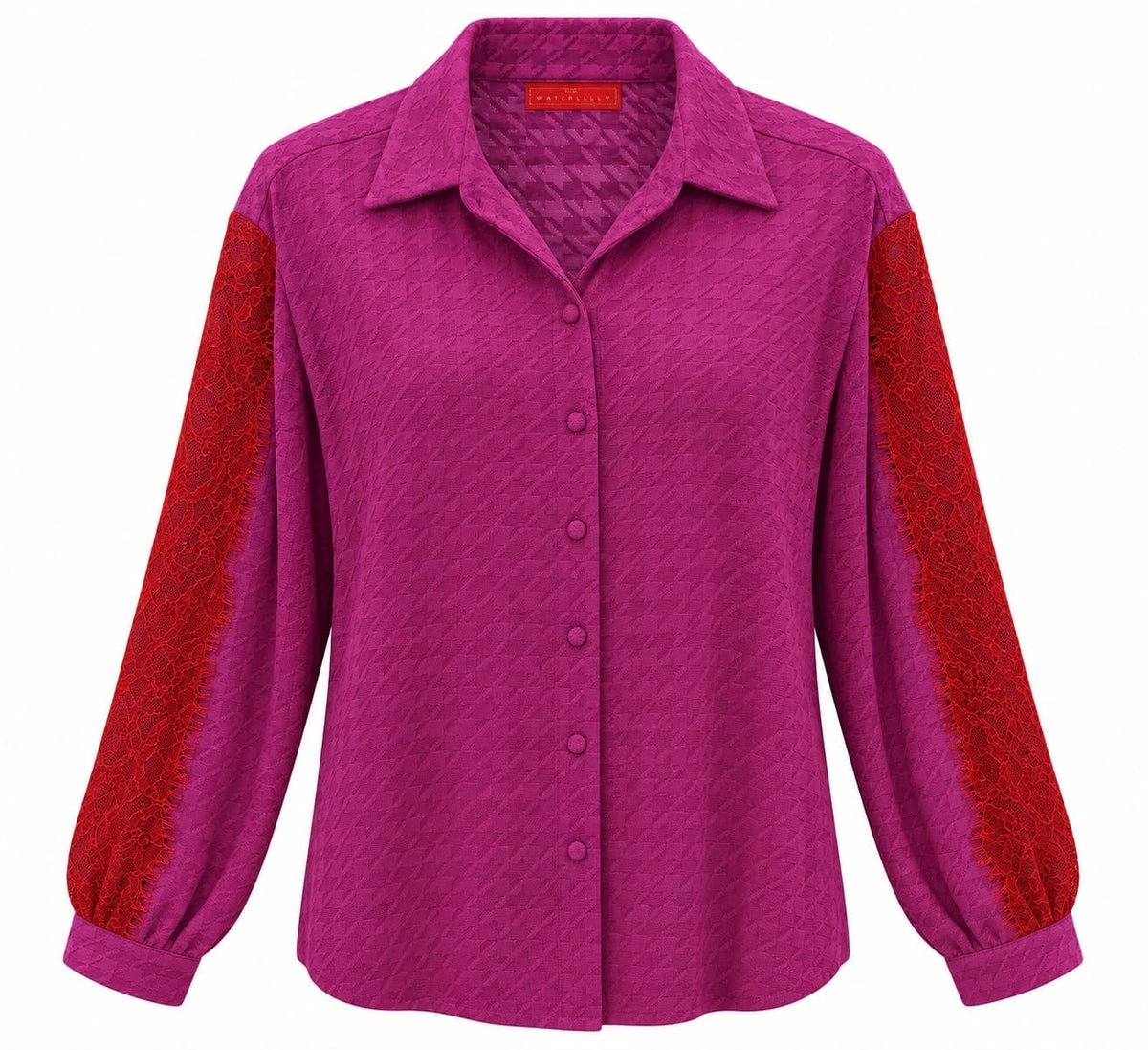 SHIRT AZALIA LACE KNIT MAGENTA MCL13450