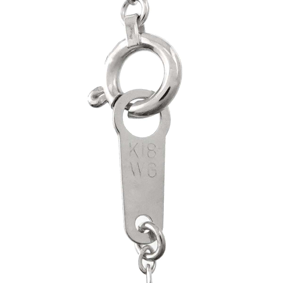 VENDOME Akoya Pearl 5.6mm Diamond Necklace 18K WG 750 902964243