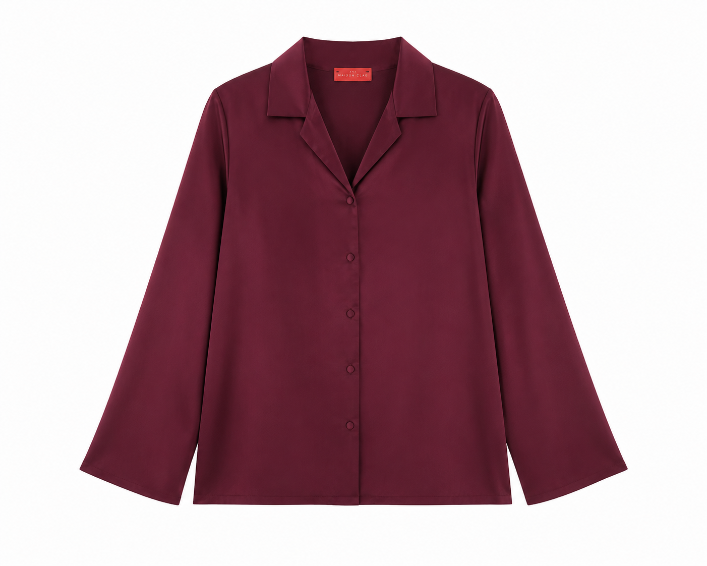 SHIRT LOUISA BURGUNDY MCL11434