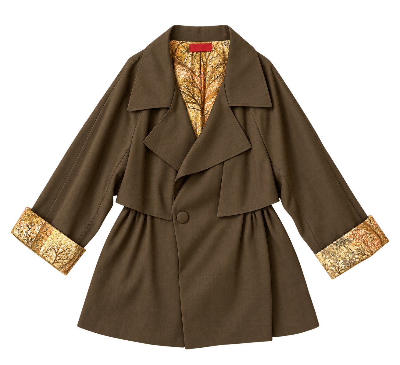 TRENCH JACKET BROWN REEF BEIGE MCL13229