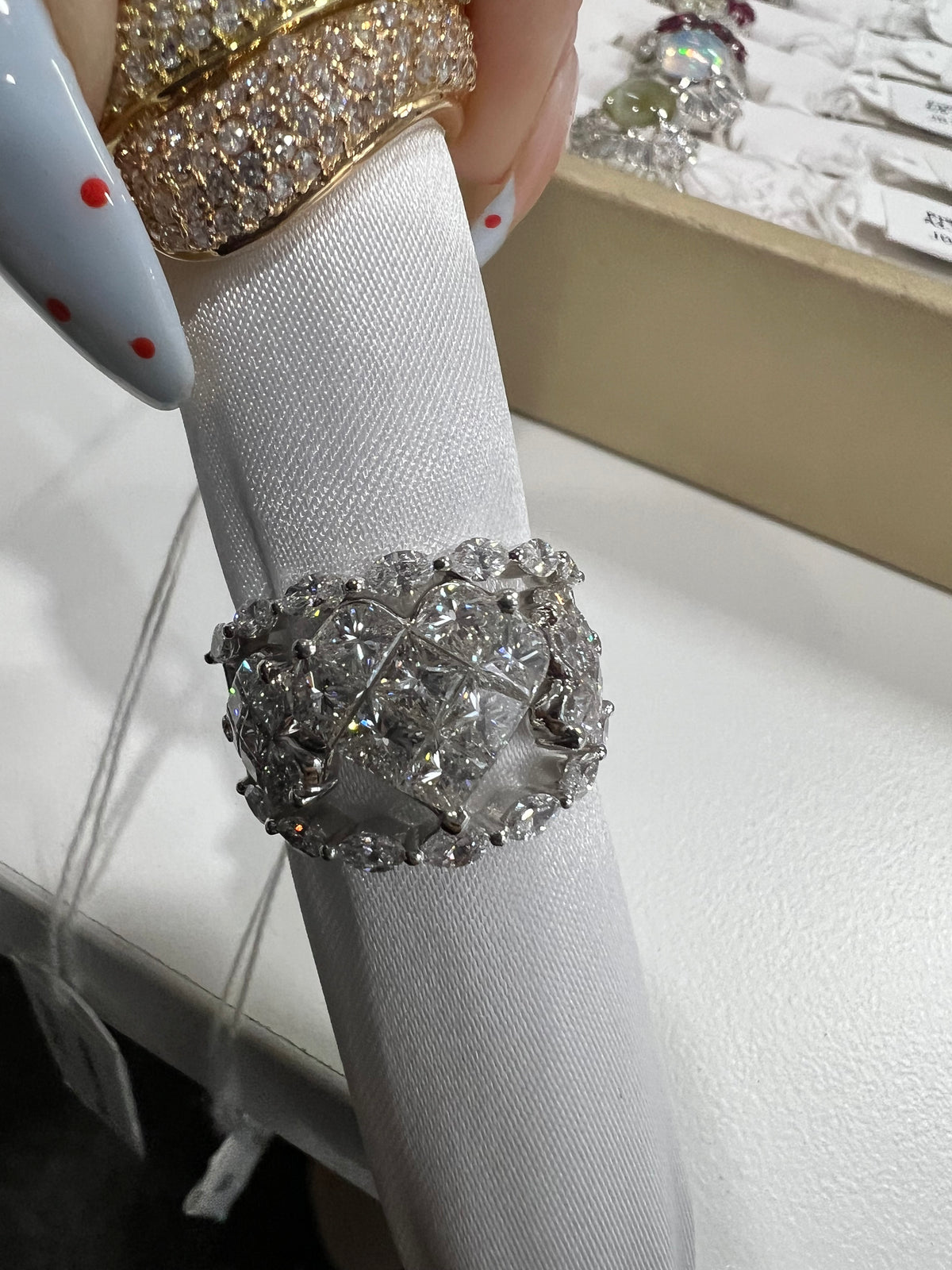 K18/750 Diamond Ring J0926MBJAS