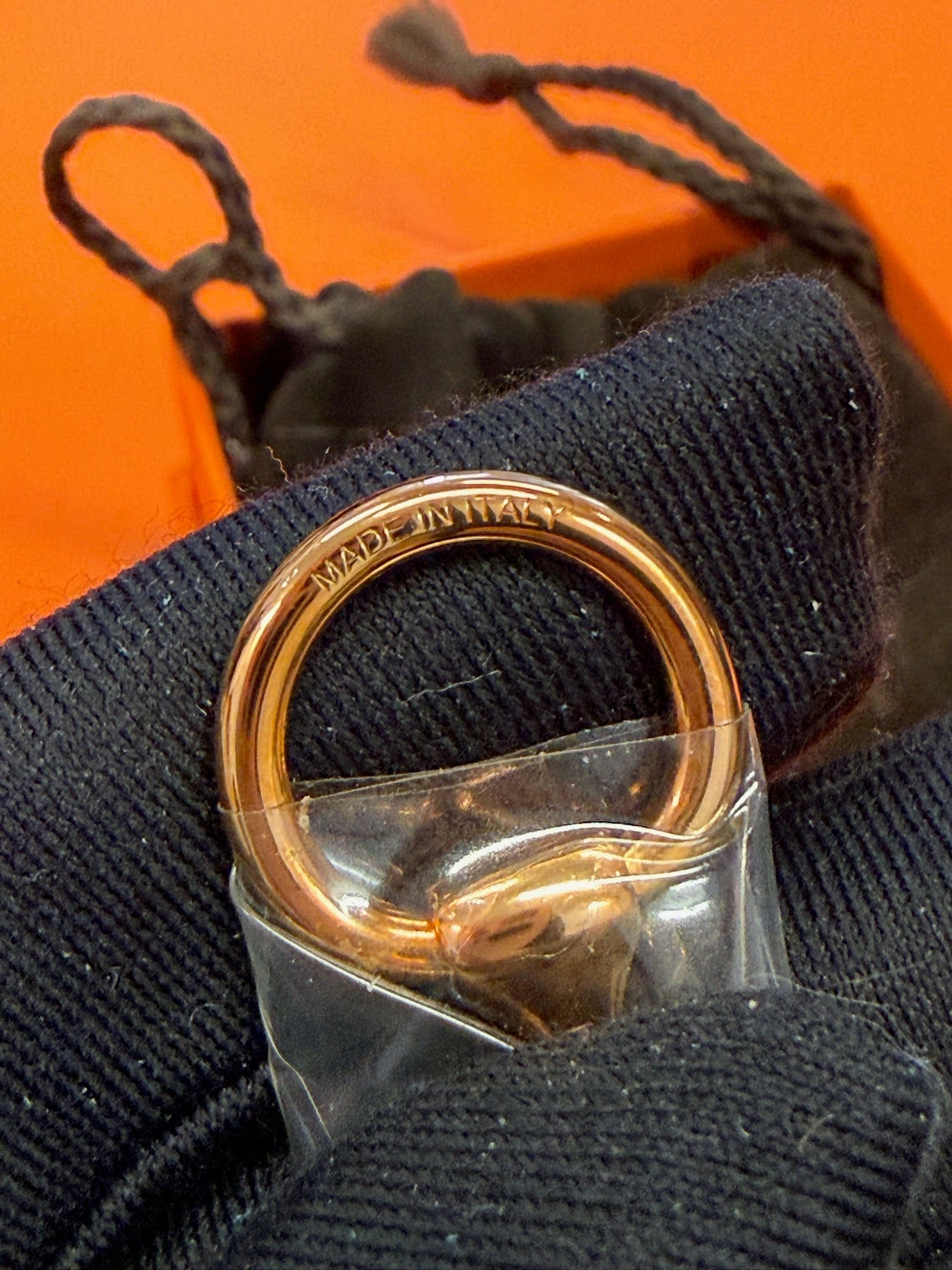 Hermès Metal Key Ring - Silver Tone image 2