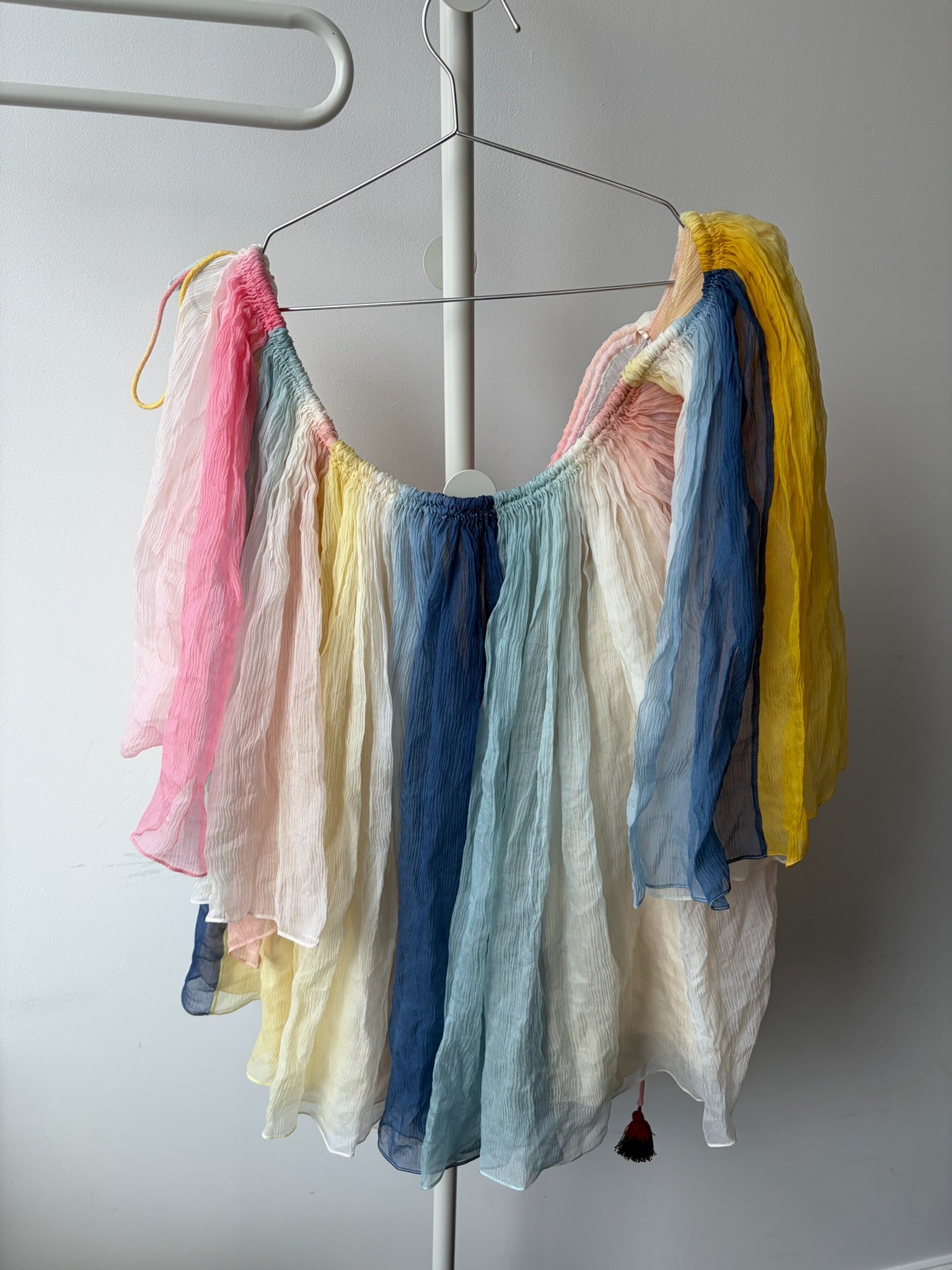 Chloe Multicolour Fringe Tie Top image 2