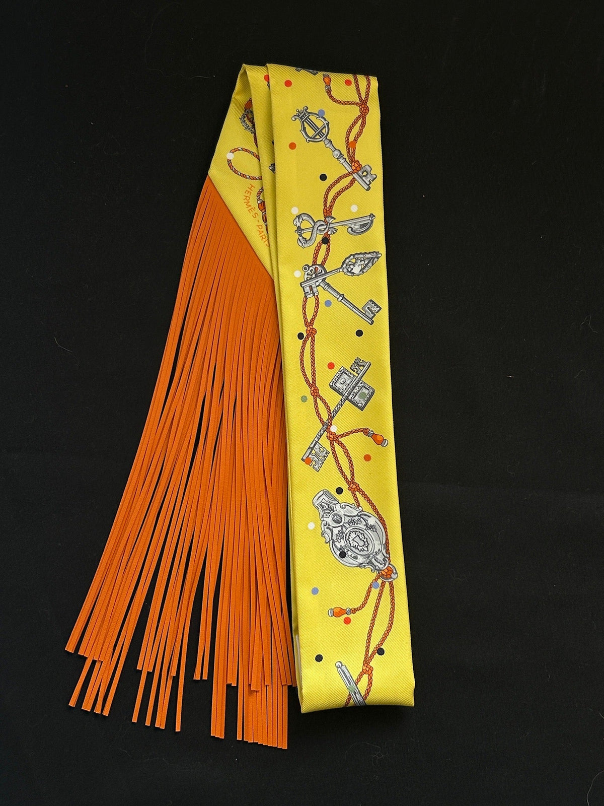 Hermès Twilly Fringe - Yellow / Orange image 2