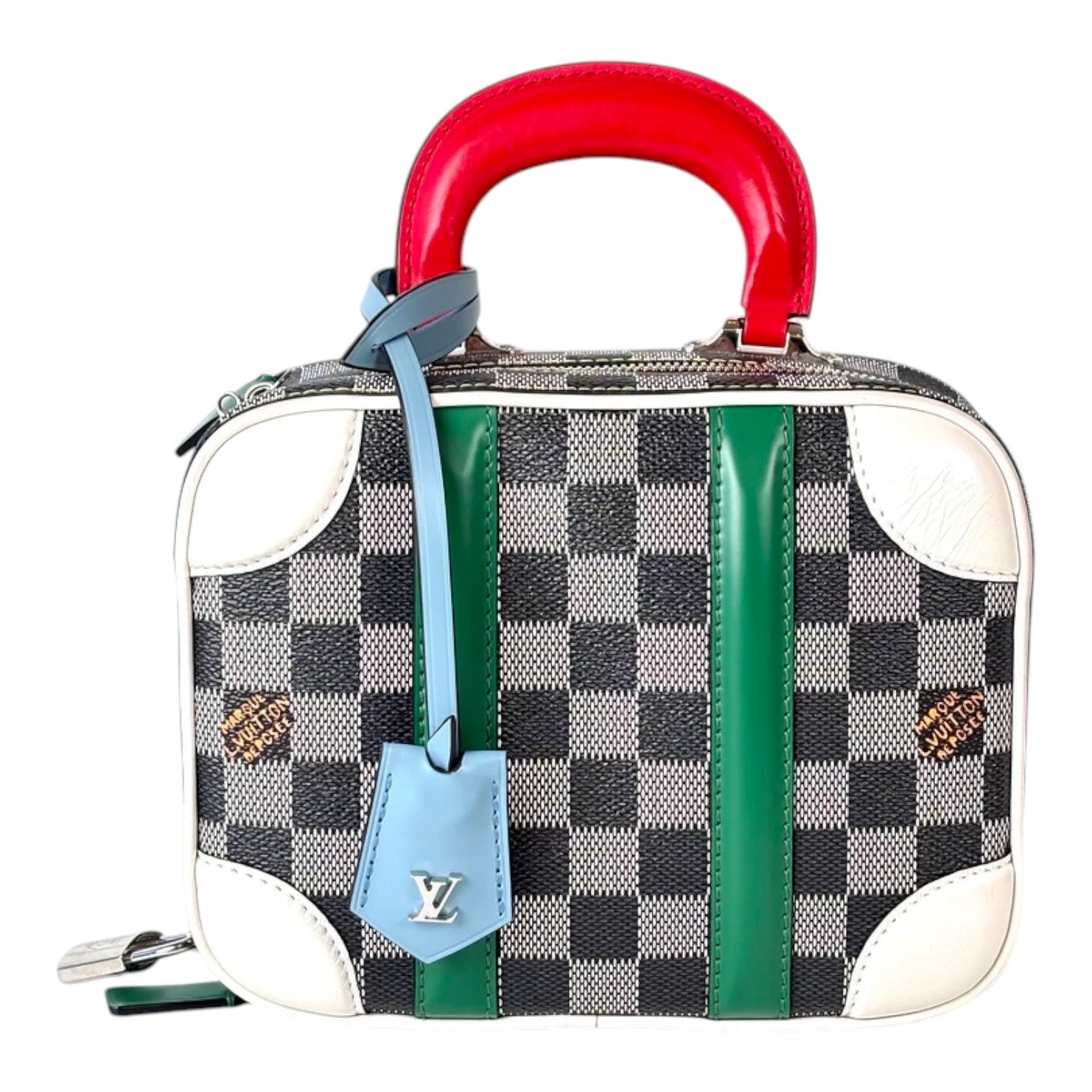 Louis Vuitton Mini Multi Coloured & Damier Valisette Luggage Bag
