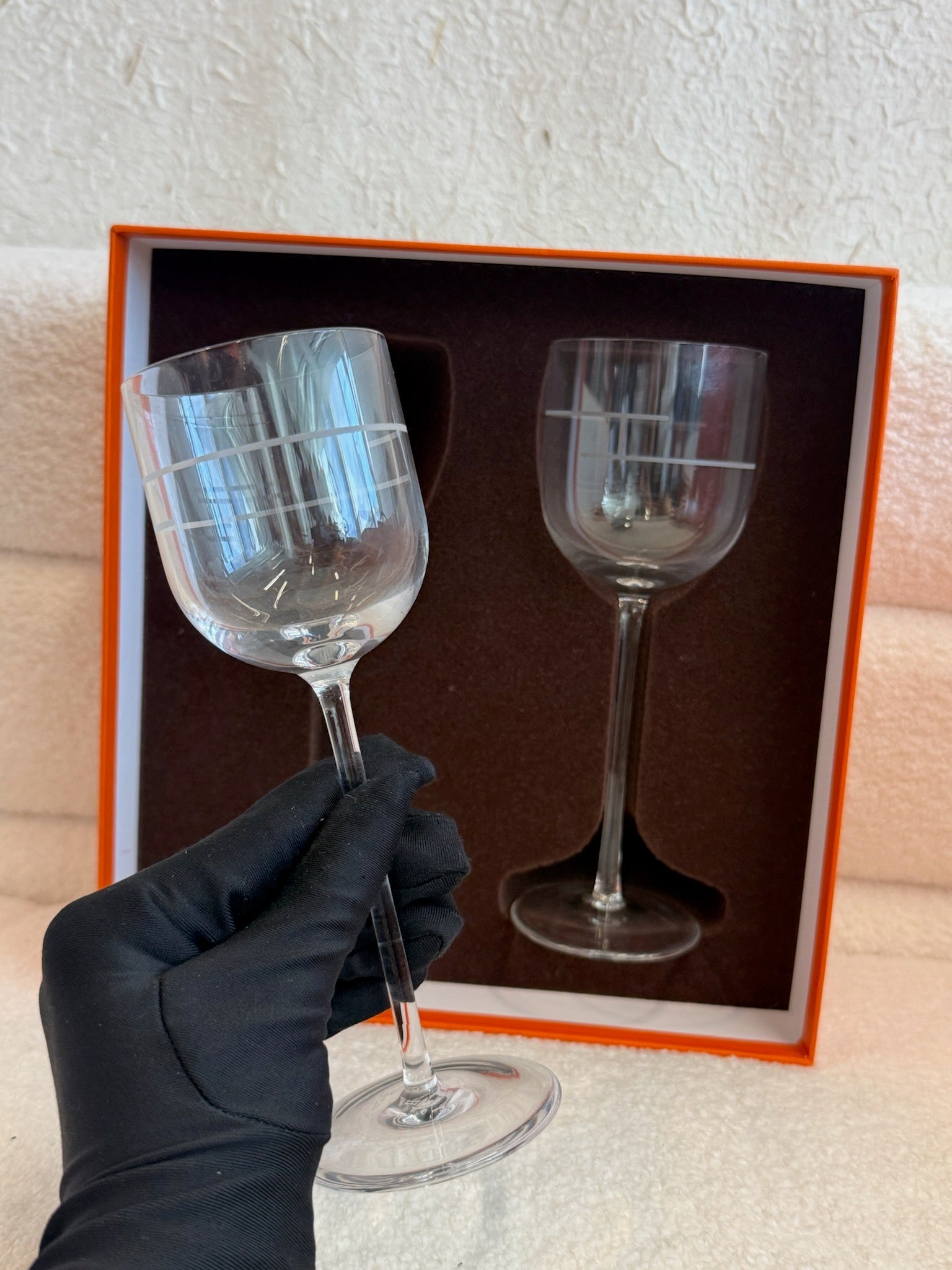 Hermès Wine Glass Set 2 Pieces image 3