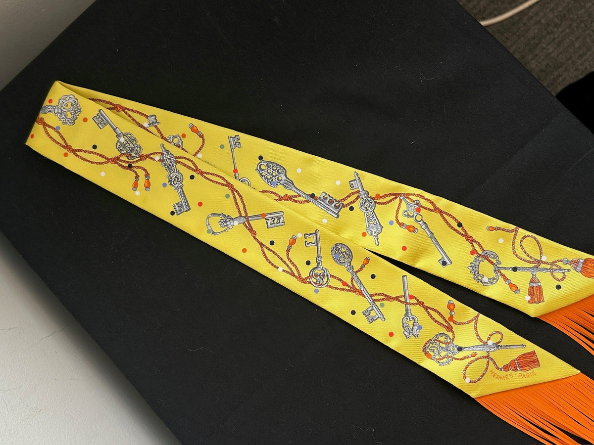 Hermès Twilly Fringe - Yellow / Orange image 3