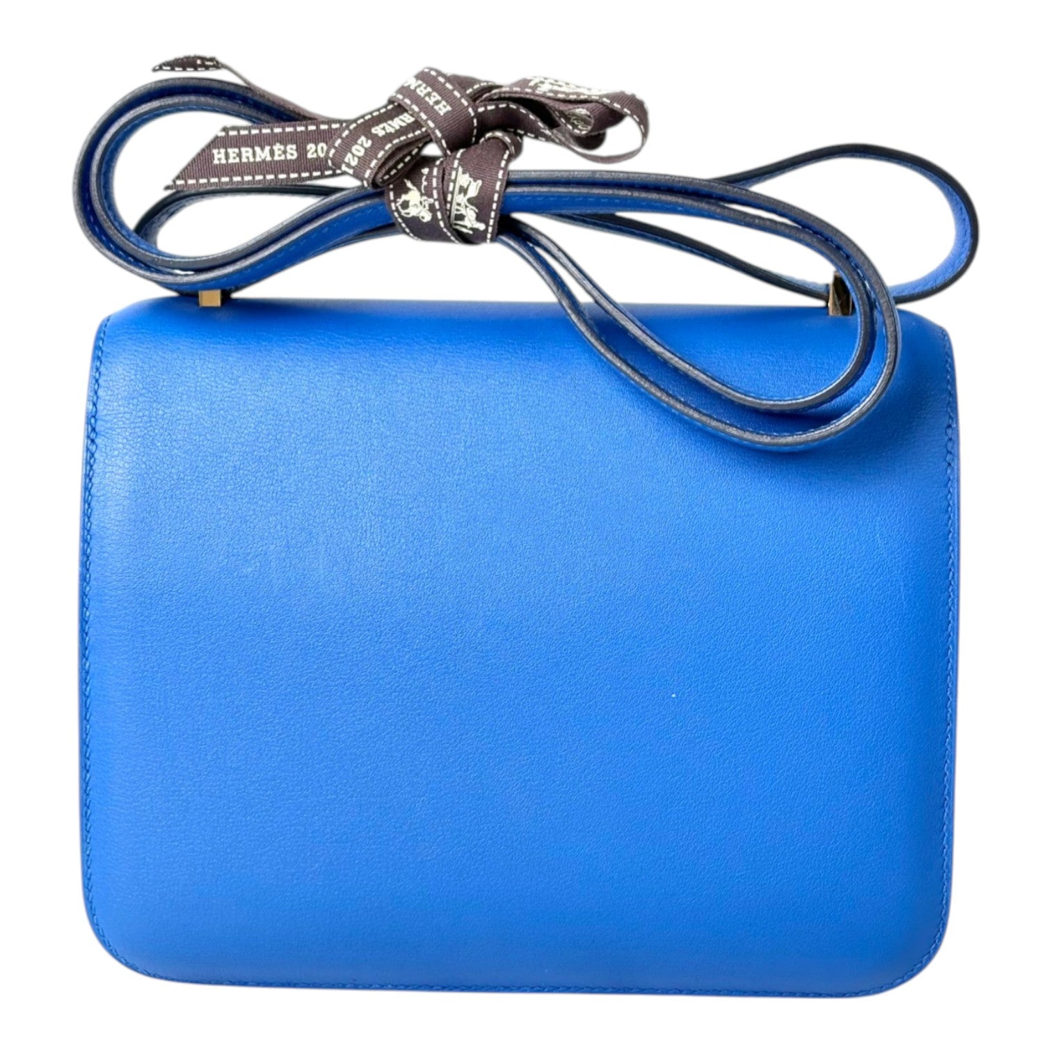 Hermes Constance Mini in Blue Swift with GHW