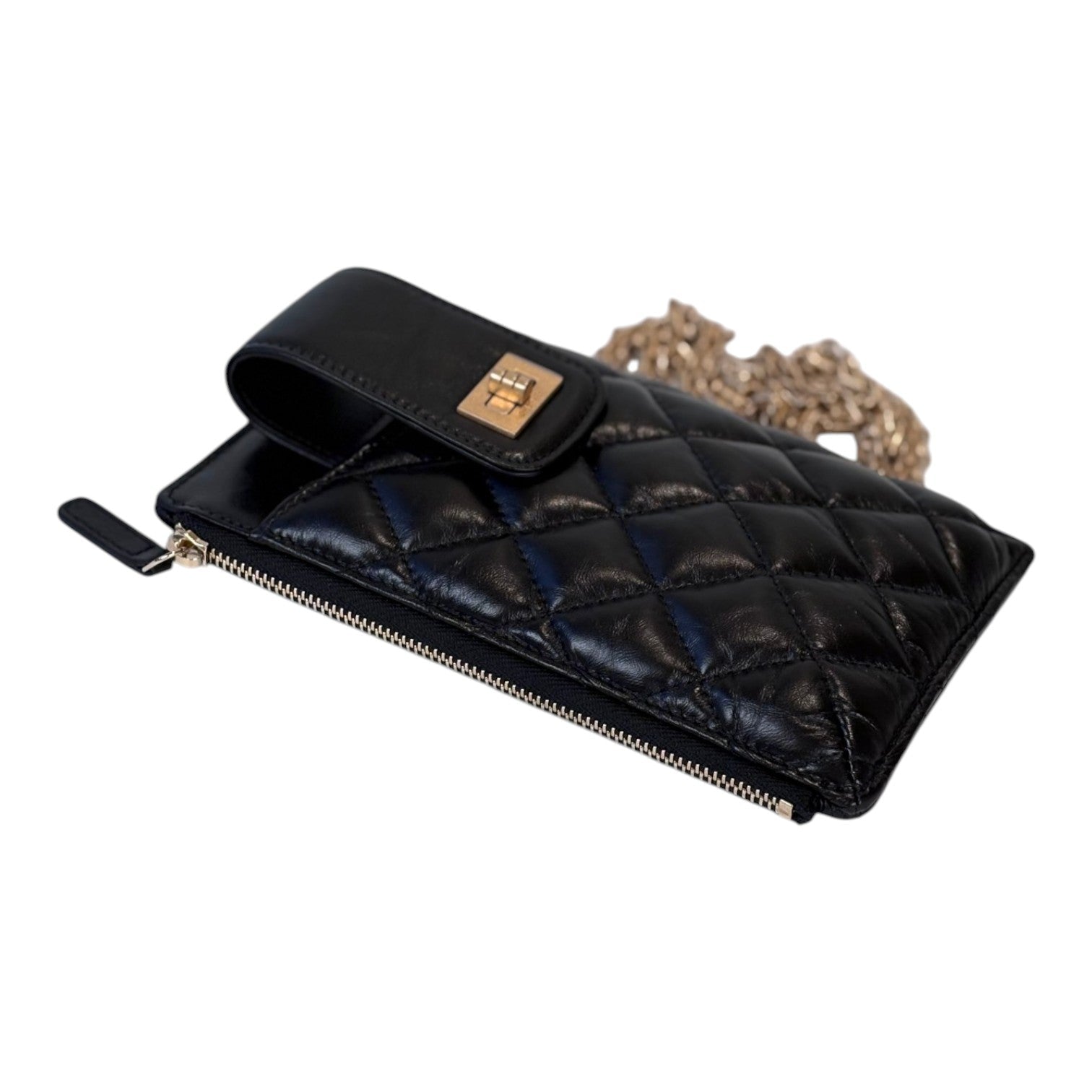 Chanel Black Reissue WOC and Phone Bag