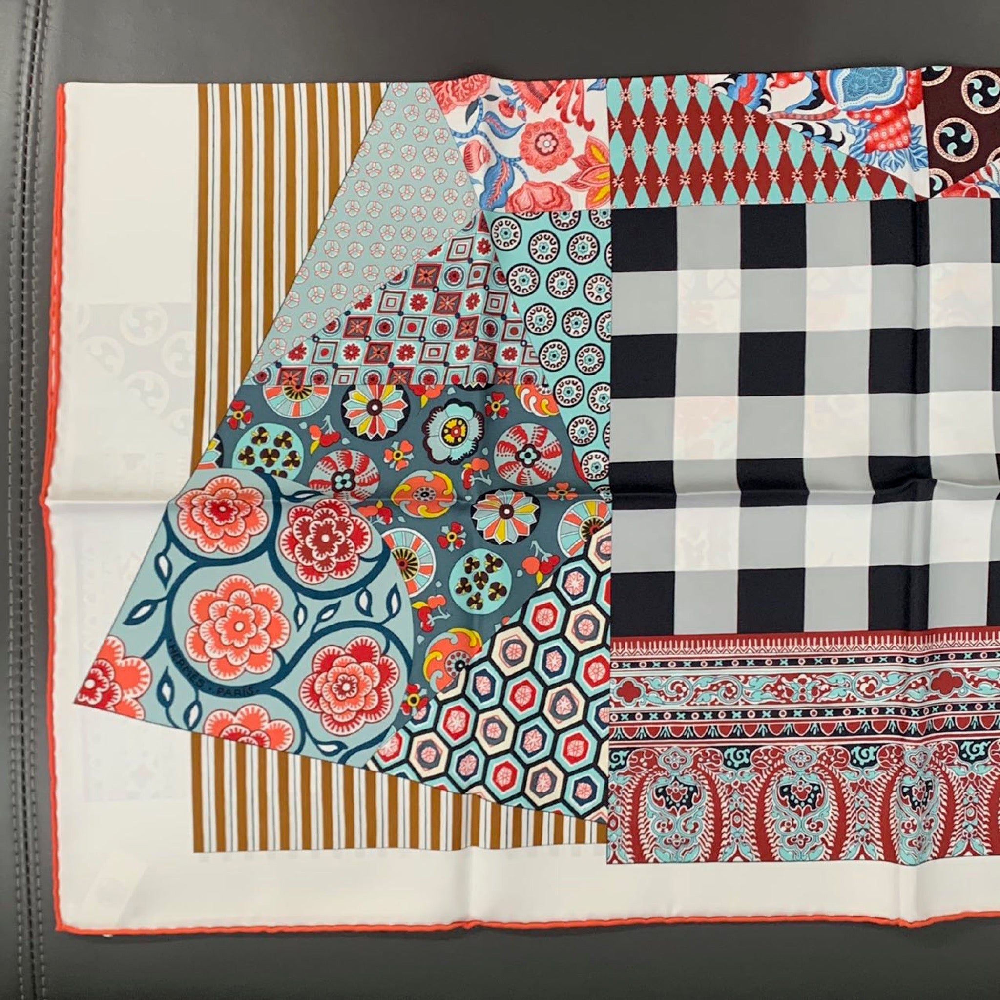 Hermès Carré 90 Scarf Art du Sarasa image 4