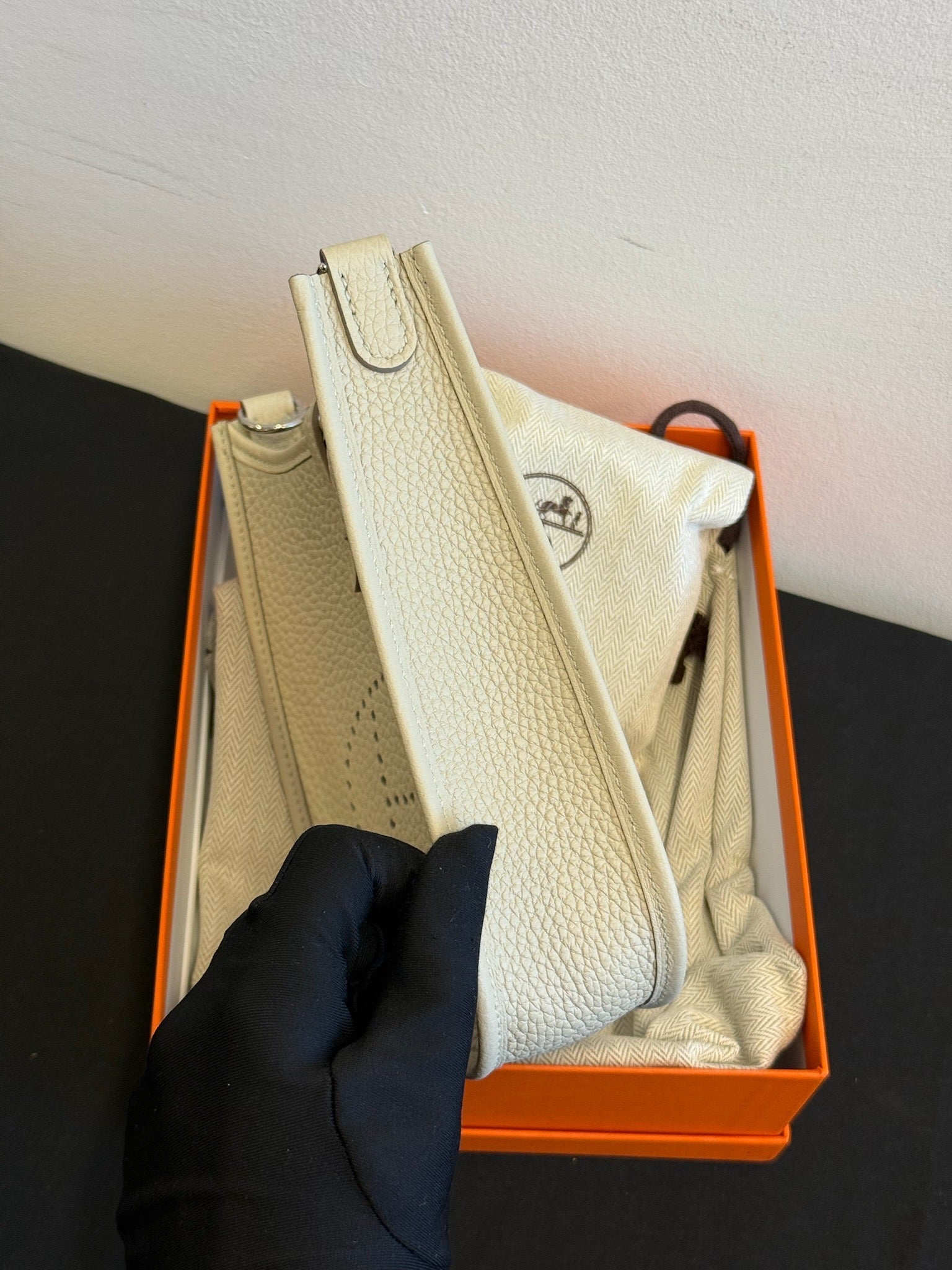 Hermès Evelyne TPM - Craie image 4