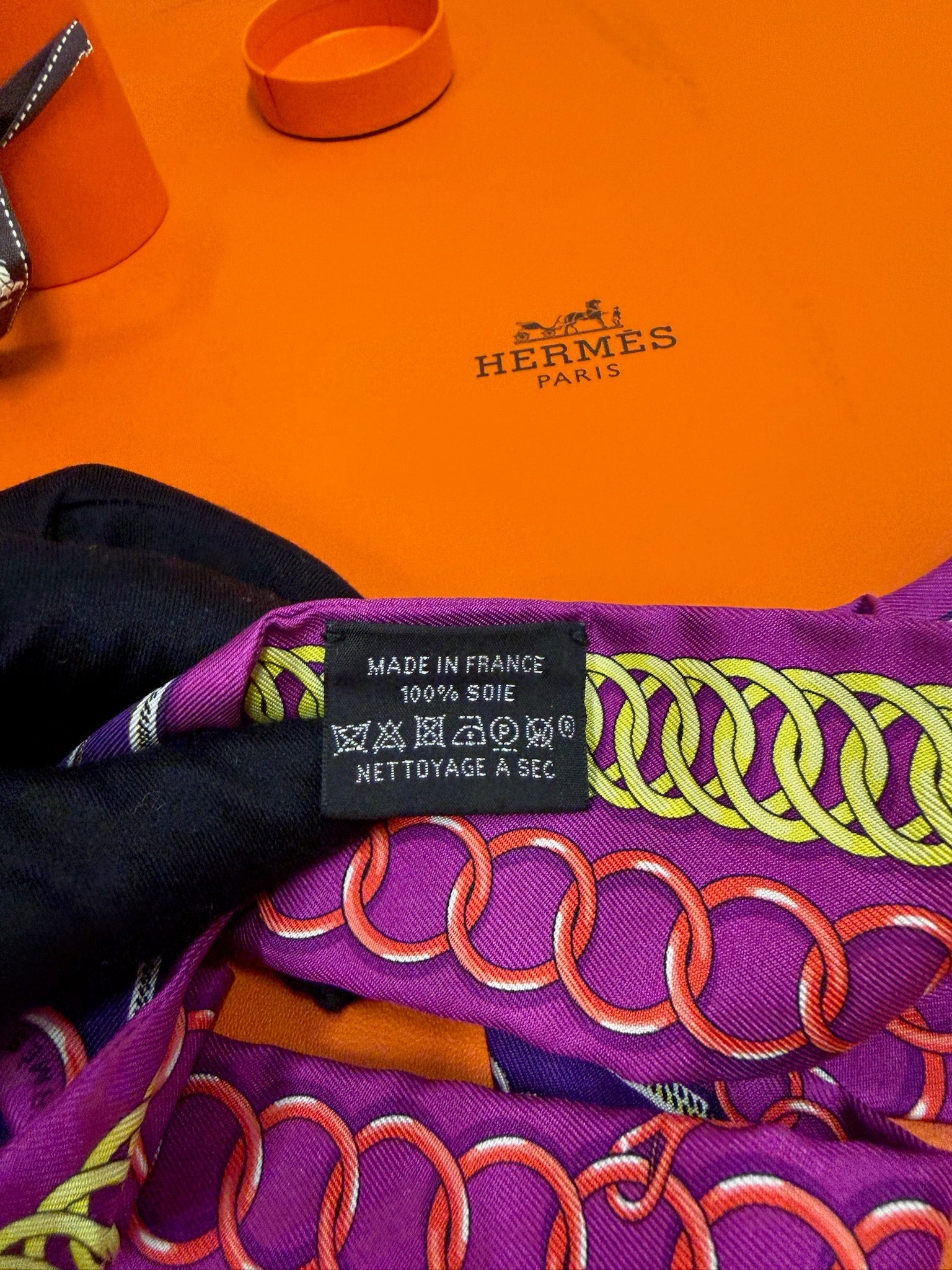 Hermès Twilly - Purple Chain Print image 4