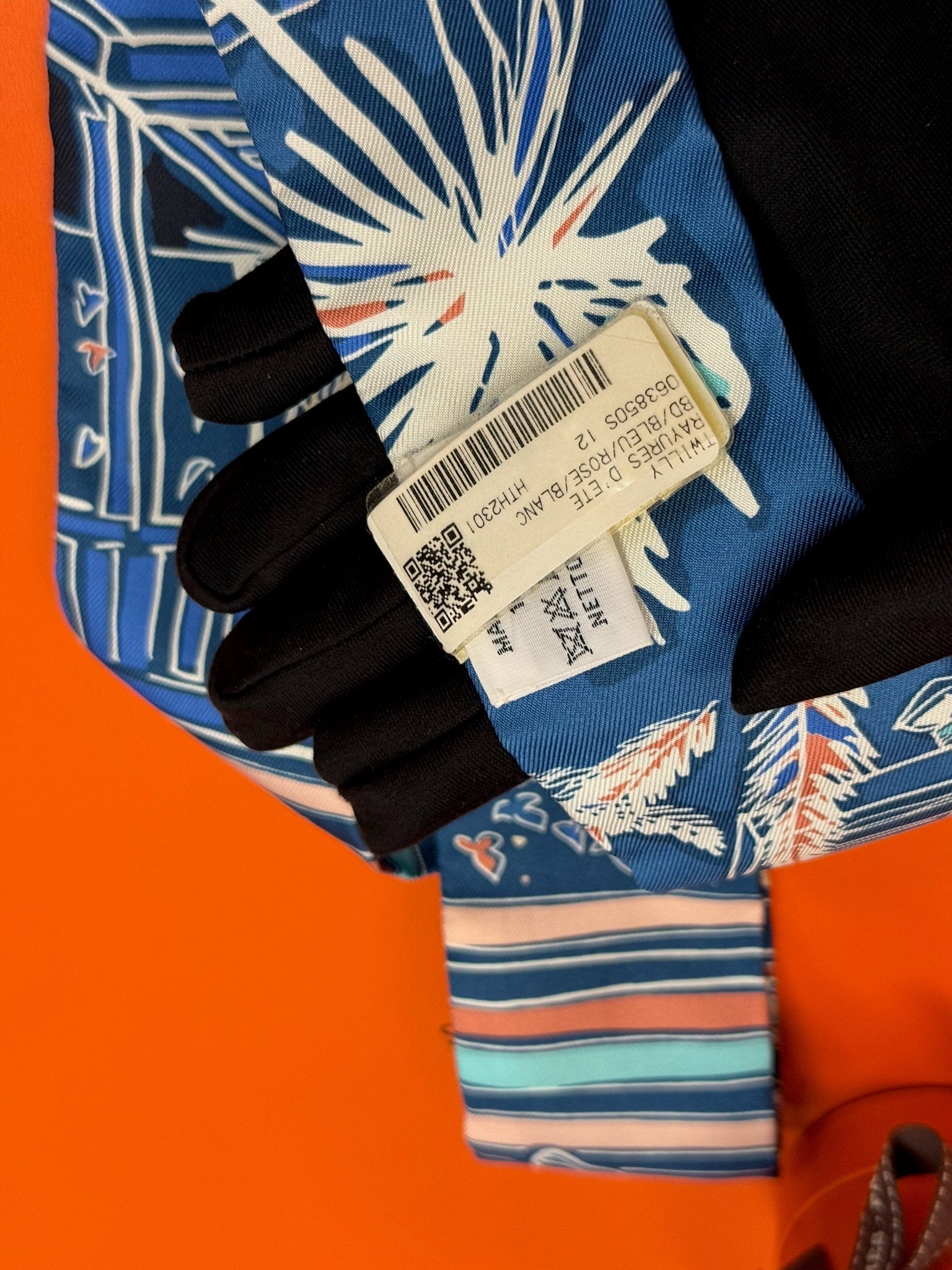 Hermès Twilly - Blue Multicolour Graphic Print image 4