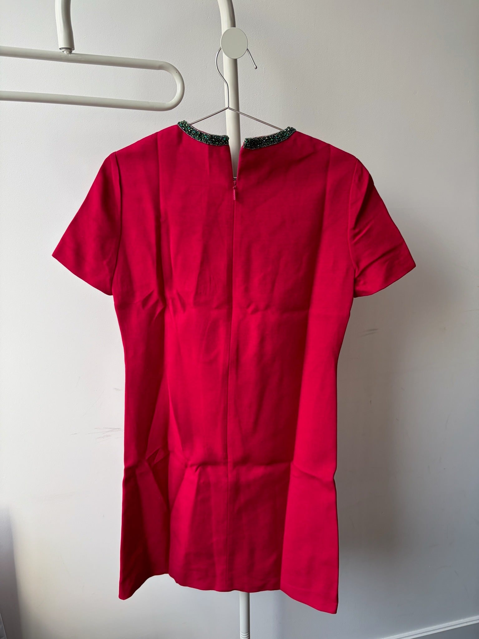 Gucci Red Bow Neck Dress image 4
