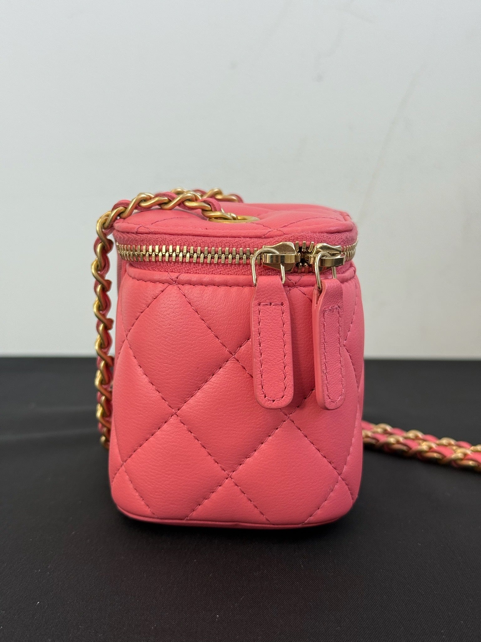 Chanel Vanity Box Bag Pink image 4