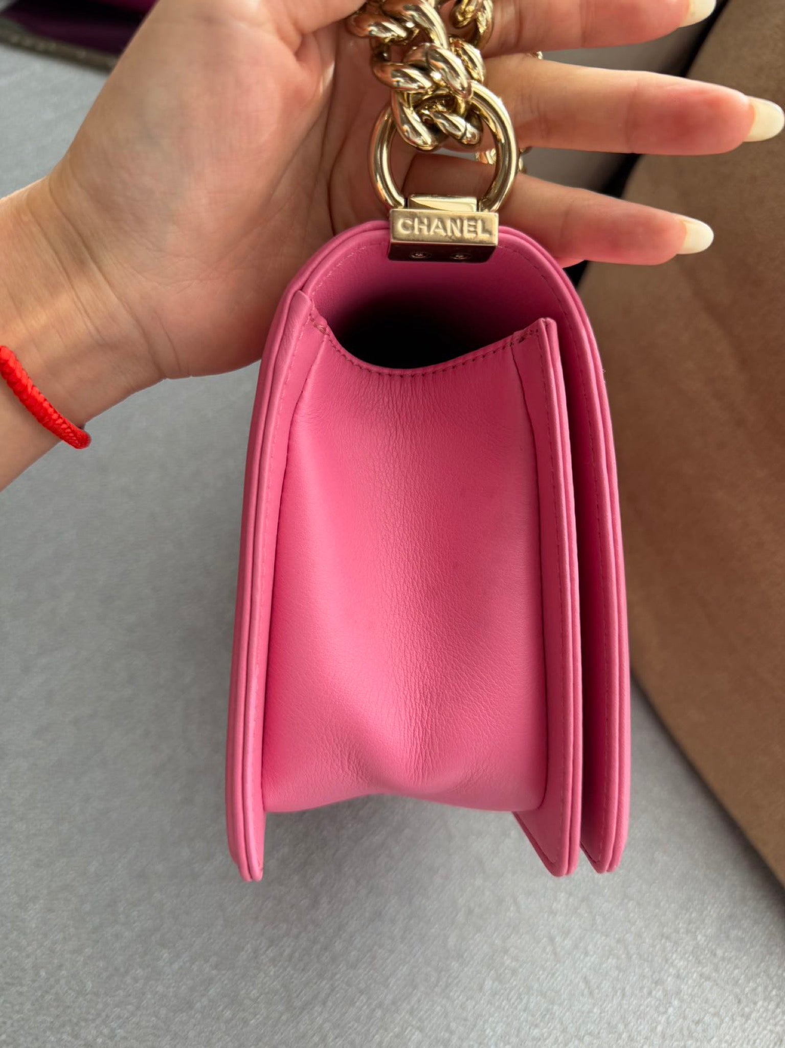 Chanel Boy Flap Bag Pink image 5