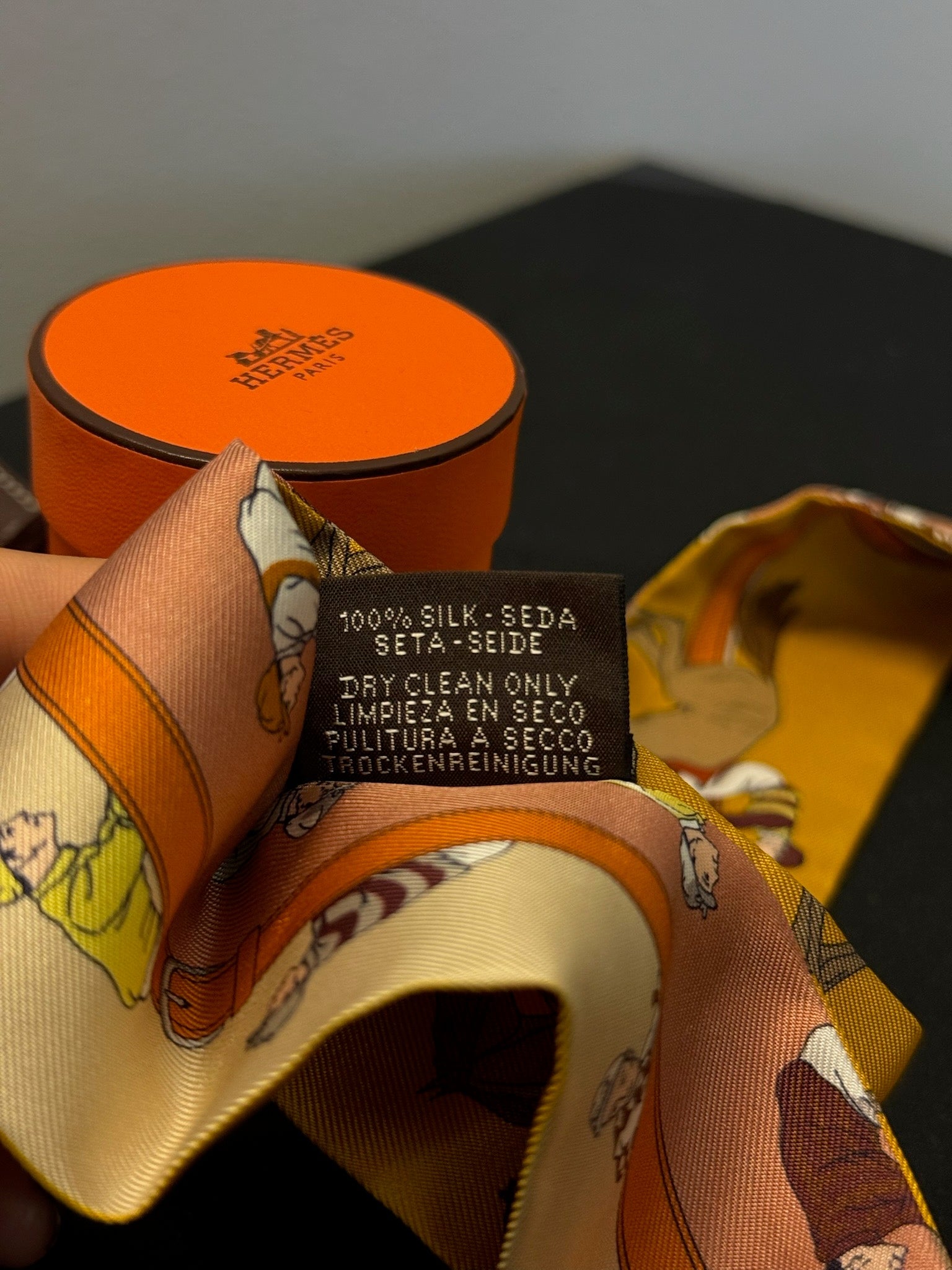 Hermès Twilly - Orange Horse Racing Print image 5