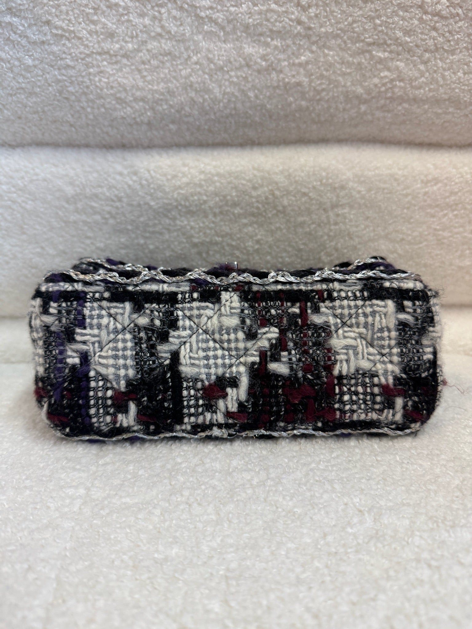 Chanel Mini Classic Flap Bag - Tweed Multicolour image 6