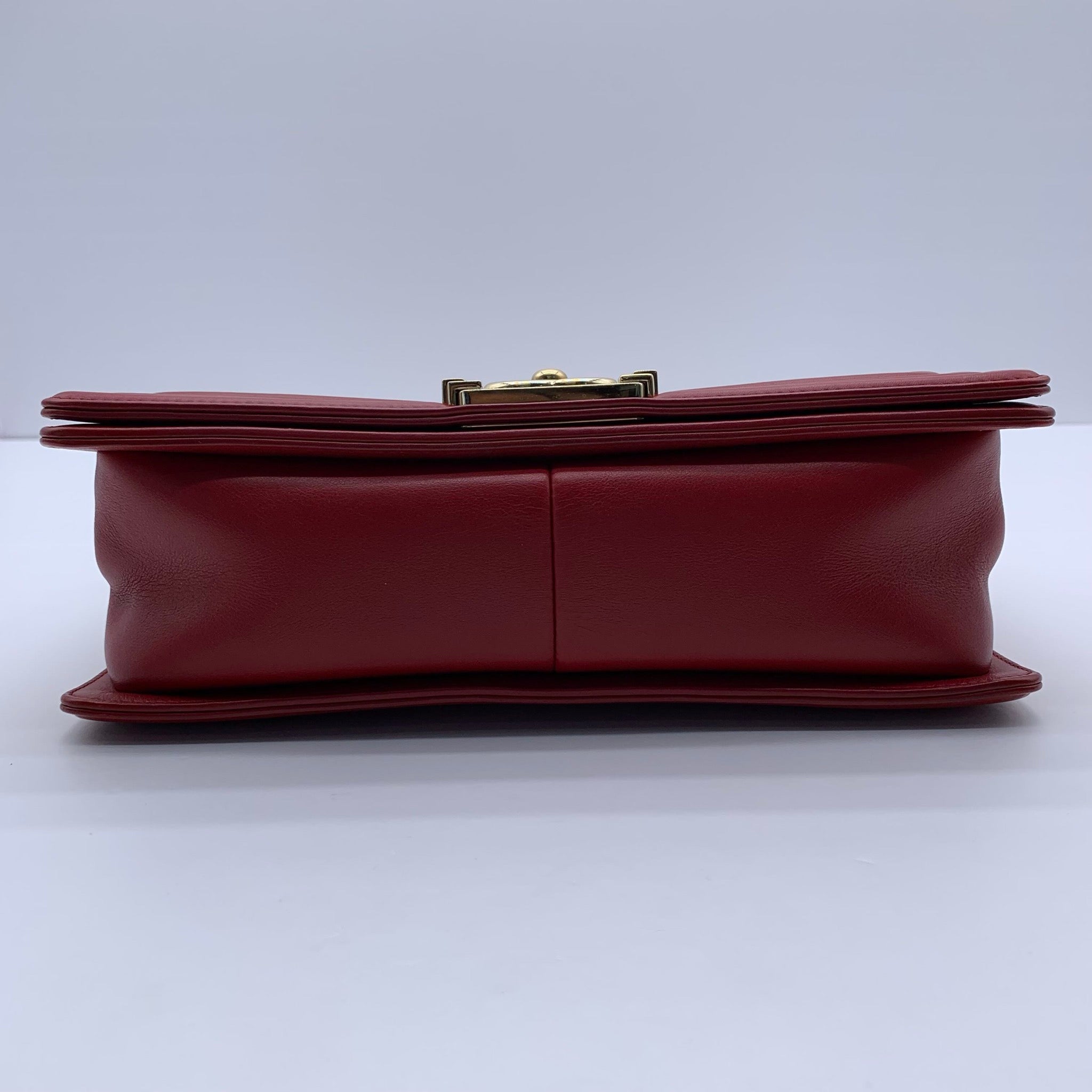 Chanel Boy Medium Flap Bag Red image 6