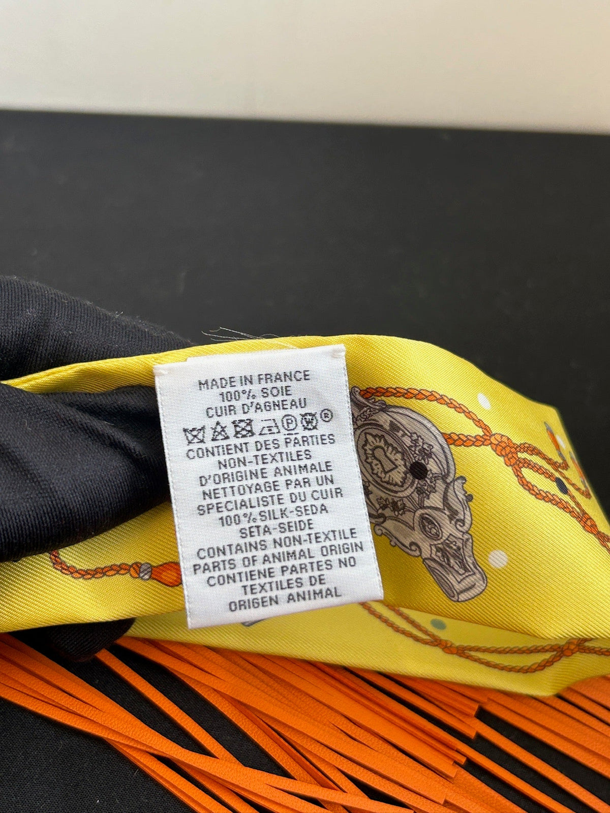 Hermès Twilly Fringe - Yellow / Orange image 6