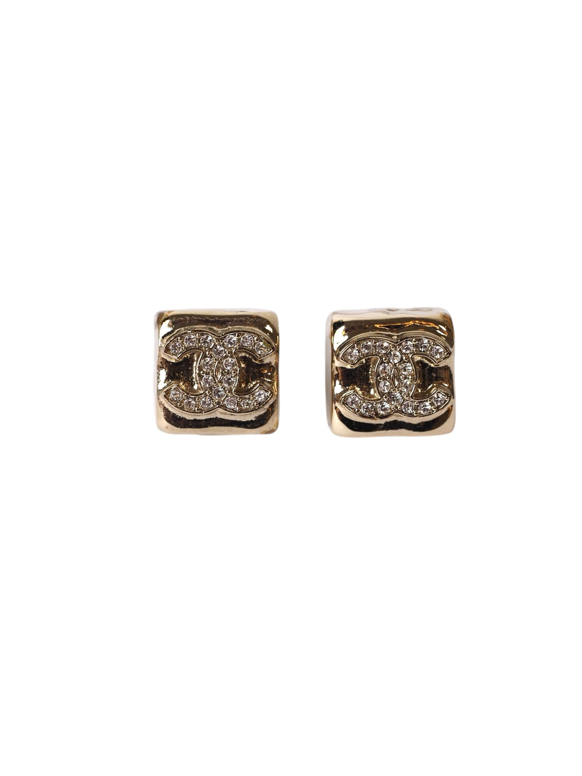 Chanel 24C Mini Square CC Earrings
