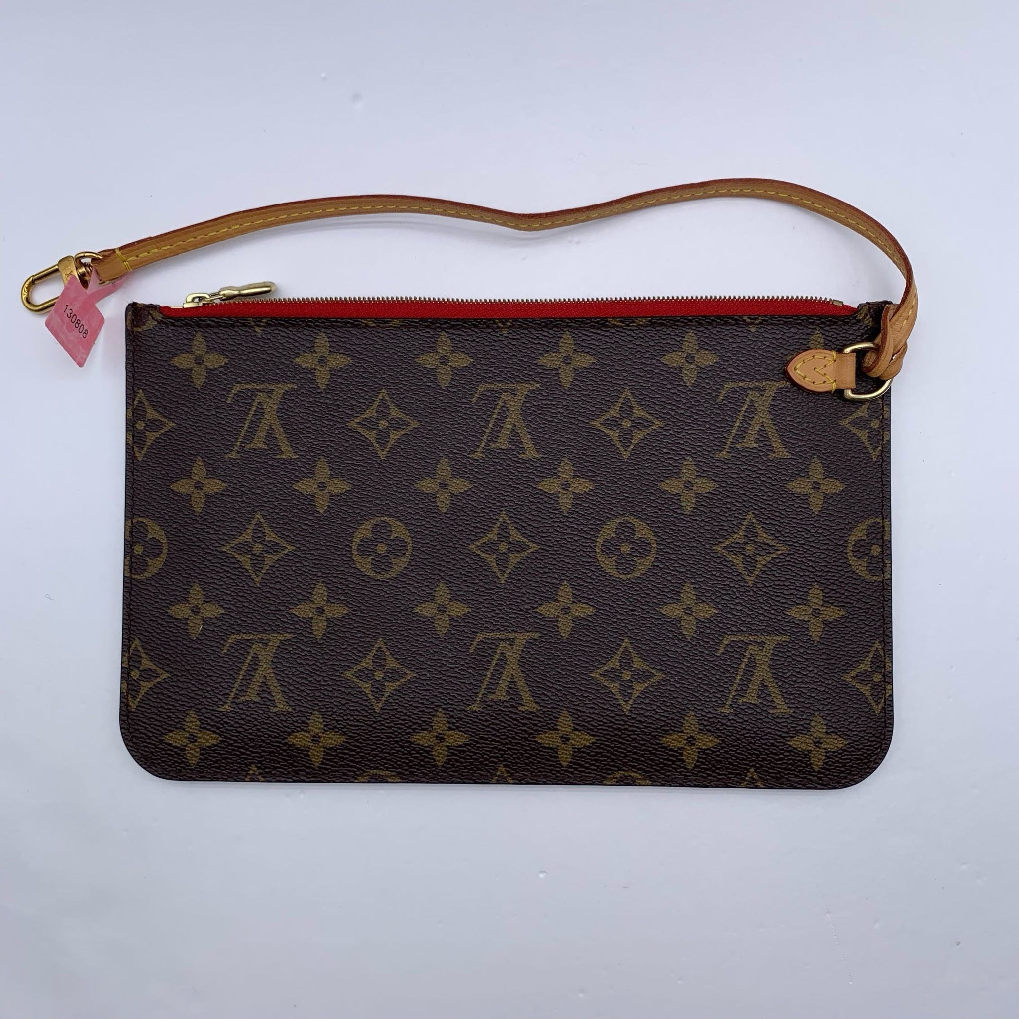 Louis Vuitton Neverfull MM Monogram Red Interior Tote Bag image 8