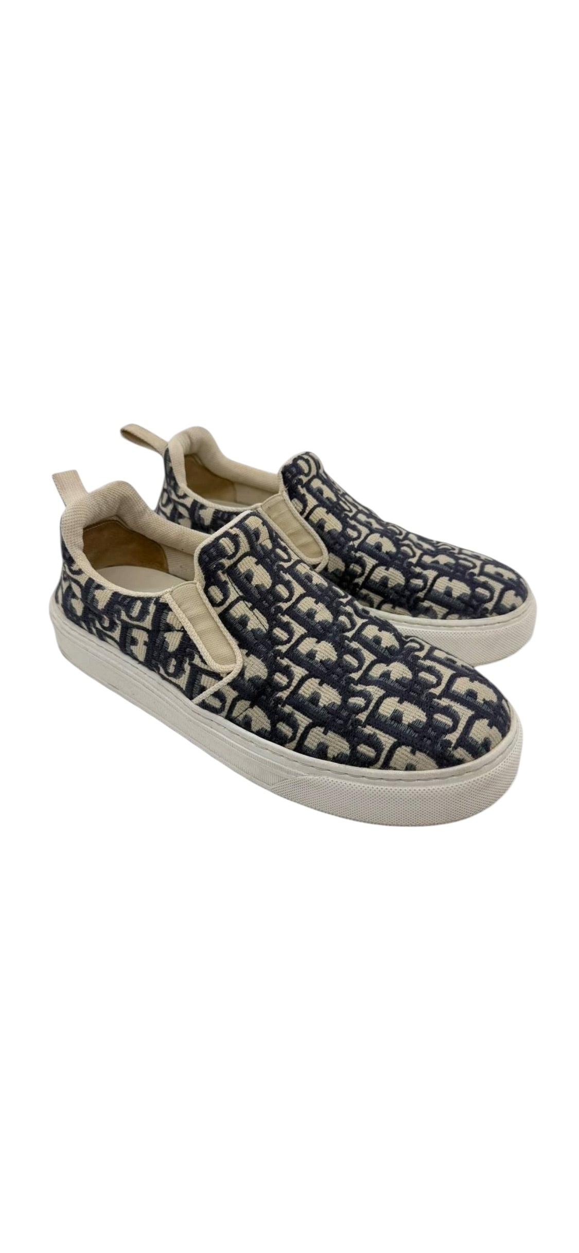 Dior Oblique Sneakers Blue Sz39 DLT8296