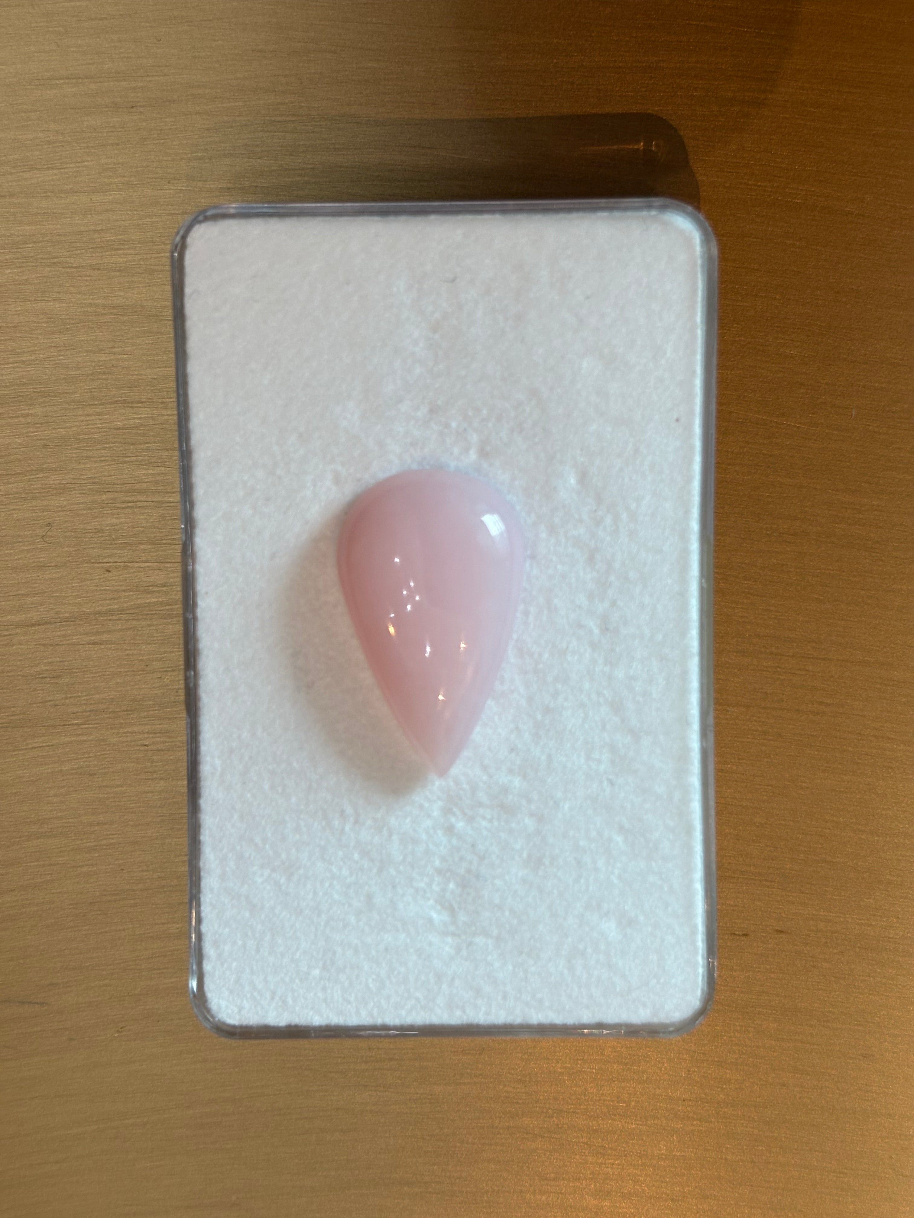 6.05ct Pink Opal Peru Pear THAIC0097