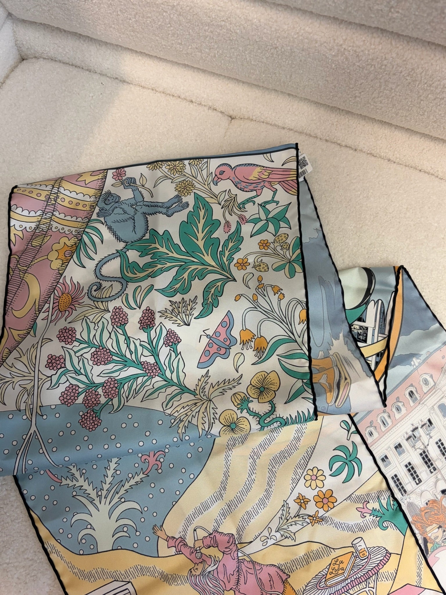Hermes Le Premier Chant Wow Silk Scarf