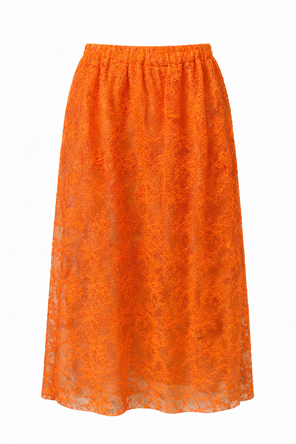 FROUFROU SKIRT SHIMMERY LACE ORANGE MCL00774