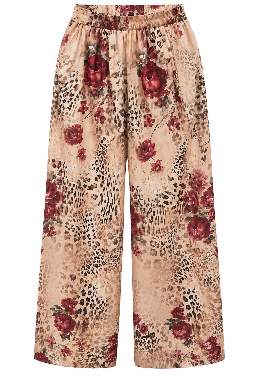 TROUSER LE ROSES BURGUNDY PLACEMENT MCL13424
