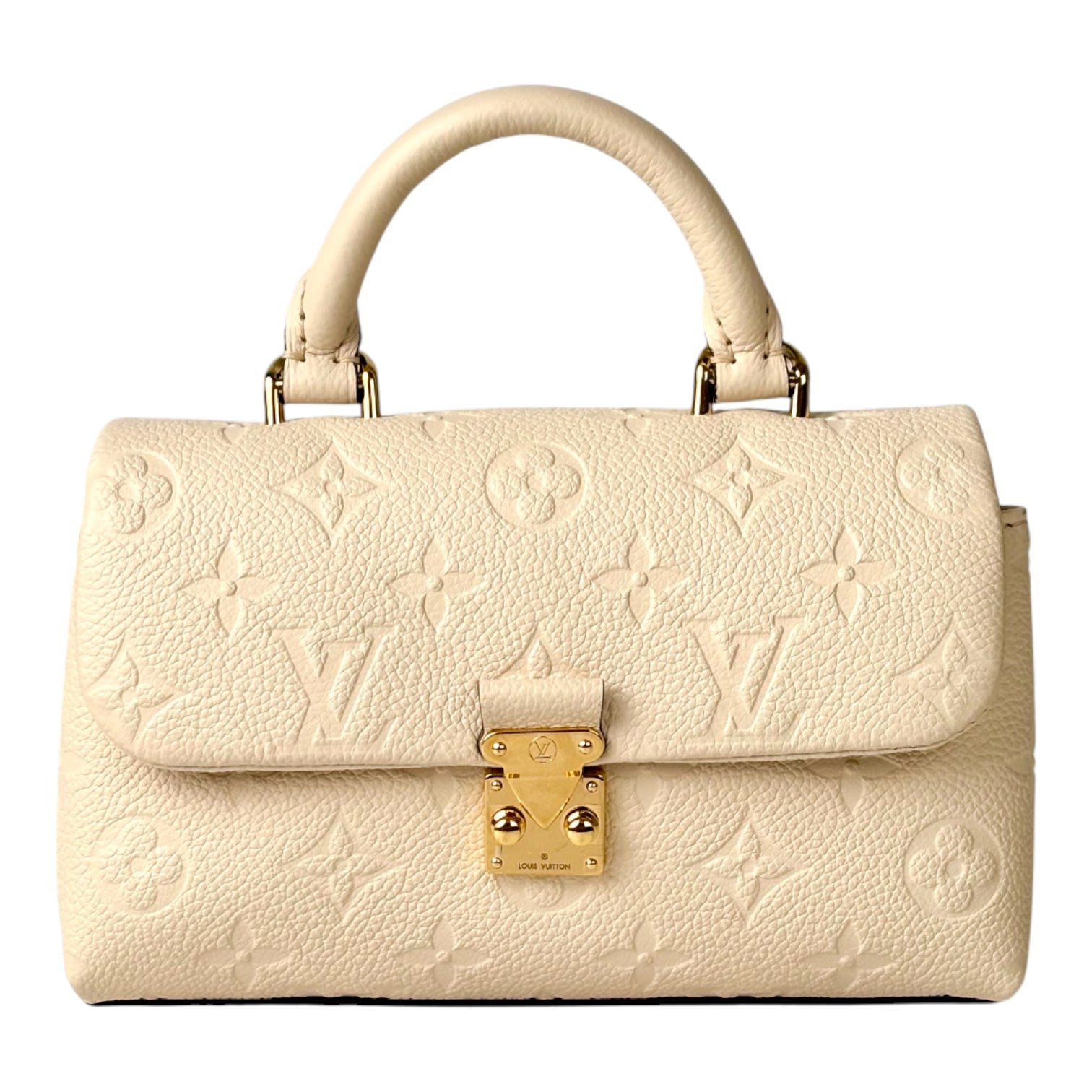 Louis Vuitton Nano Madeleine Bag White Calfskin