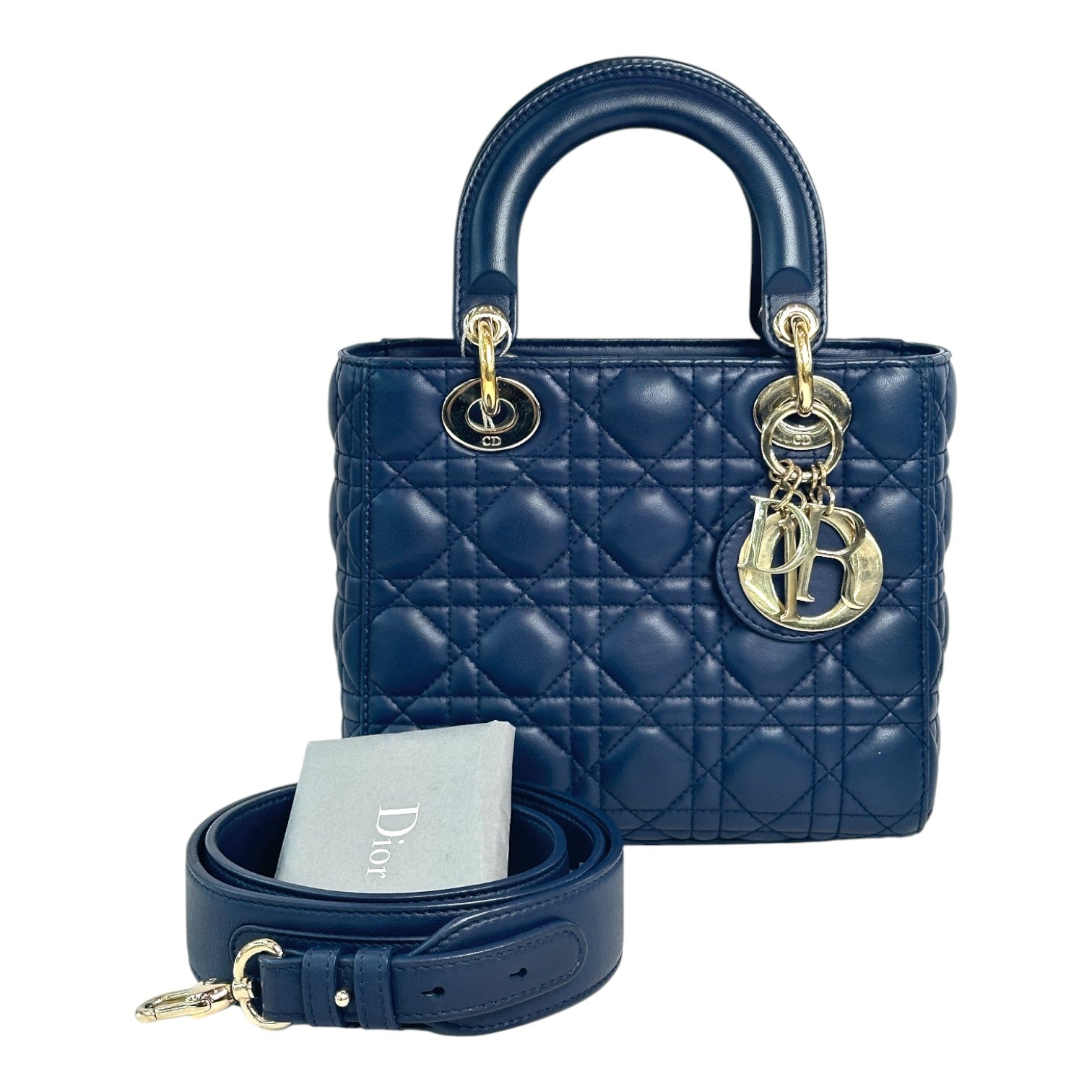 Dior Blue Lady Dior Small Bag