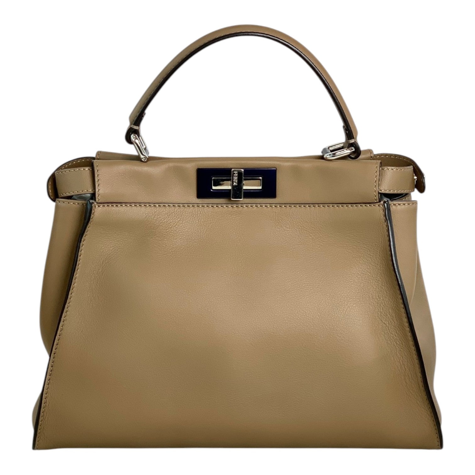 Fendi Medium Dark Tan Peekaboo with Strap