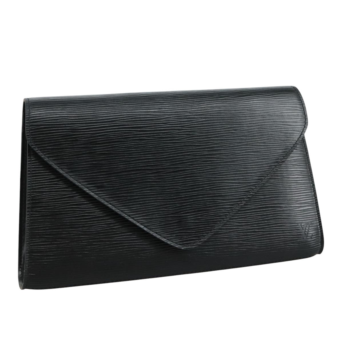 LOUIS VUITTON Epi Art Deco Clutch Bag Black M52632 LV Auth 110730 110730