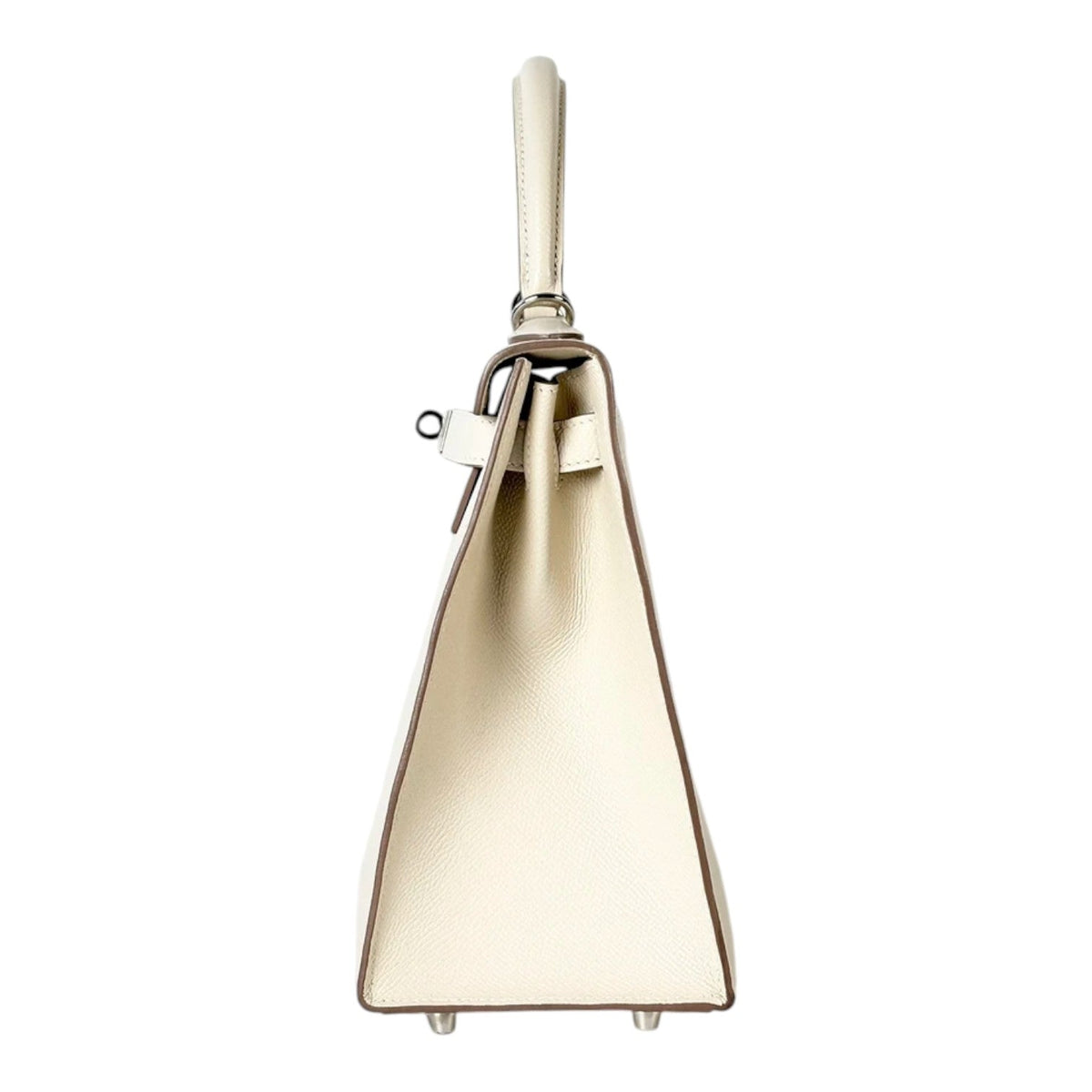 Hermes Kelly 28cm in Craie Epsom Bag