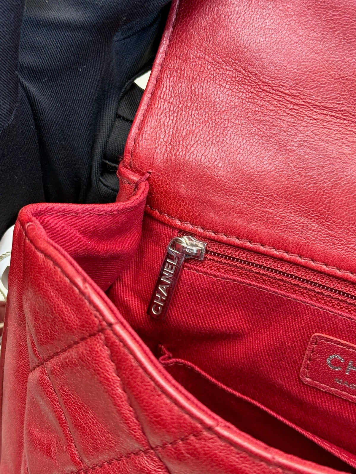 Chanel Quilted Flap Messenger Bag - Red image 12