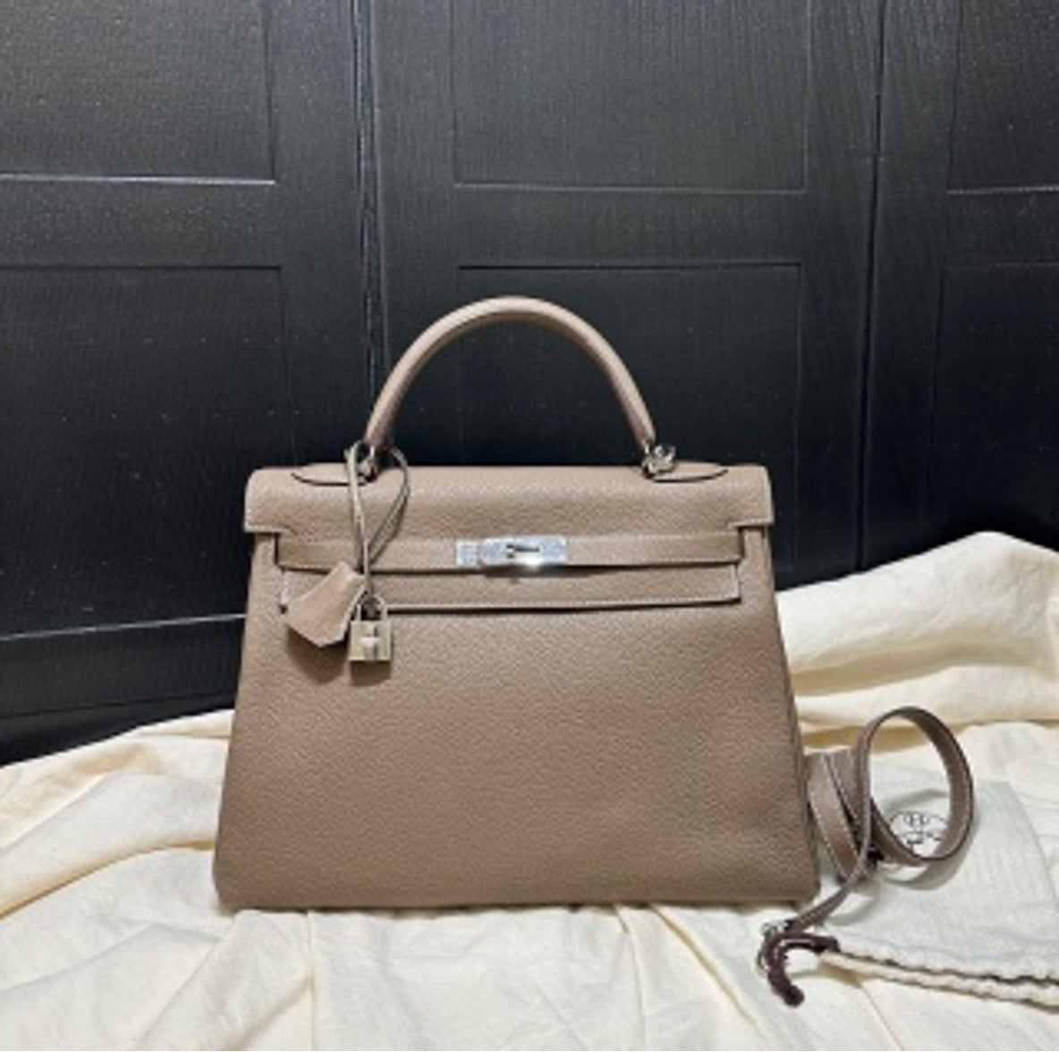 Hermes Kelly 32 Elephant Grey, A Sequence US65299