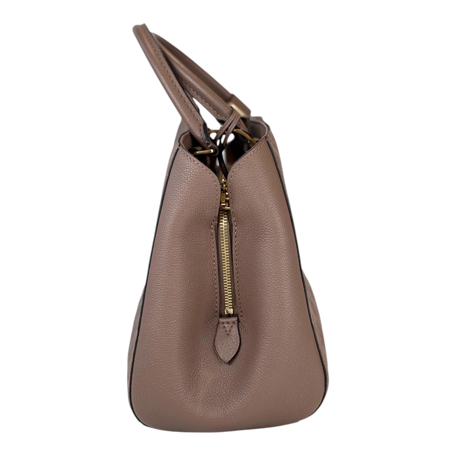 Louis Vuitton Montaigne MM Monogram Empreinte Dark Beige Bag