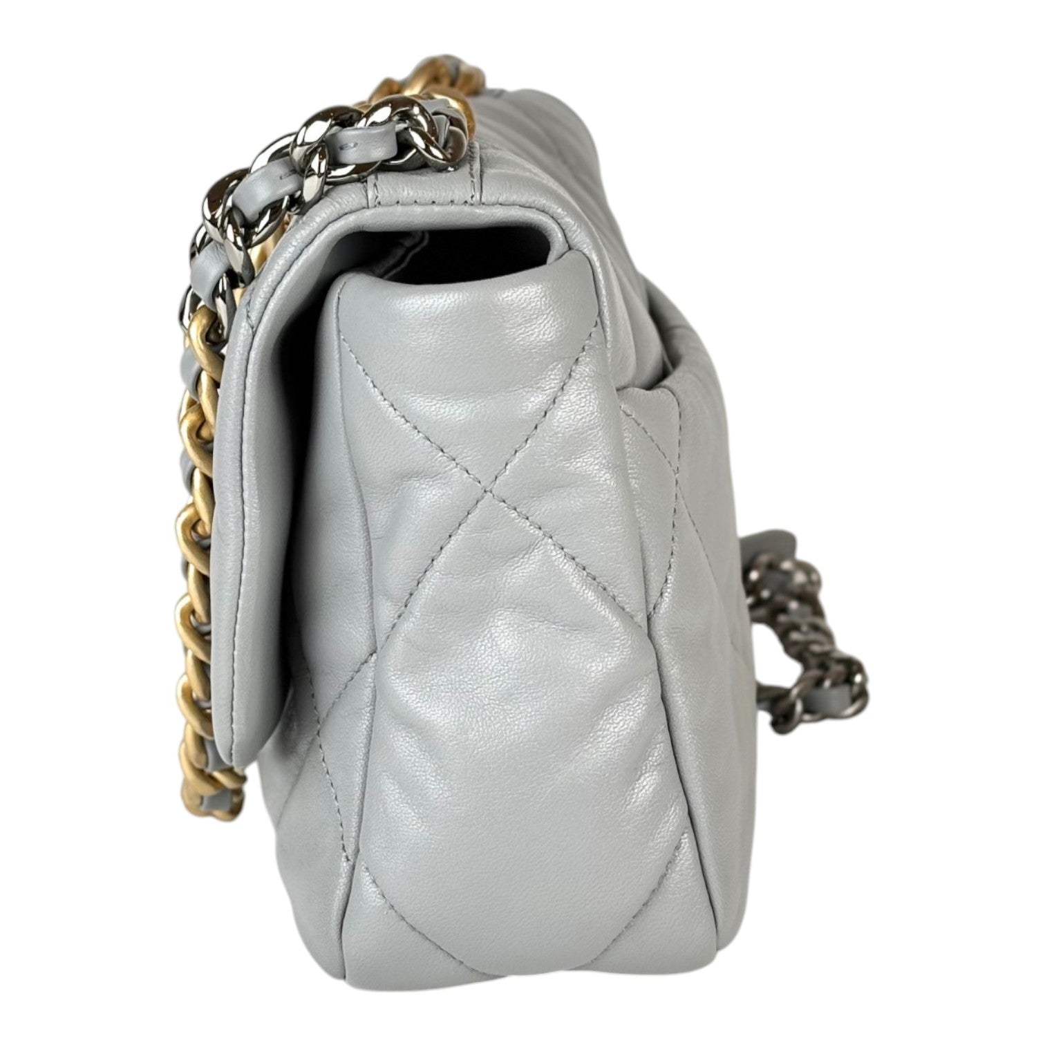 Chanel 19 Small Grey Bag