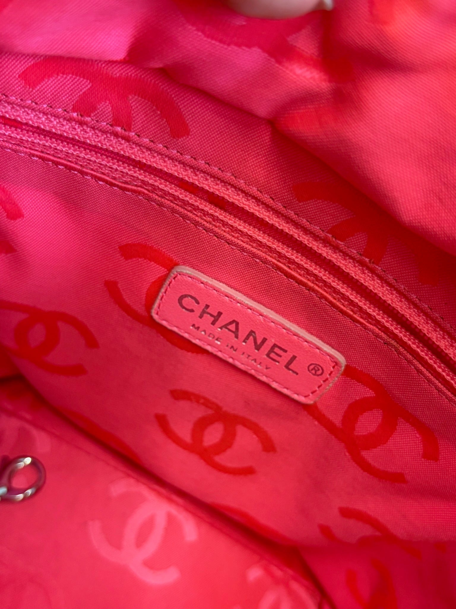 Chanel Cambon Tote Black with White Logo image 13